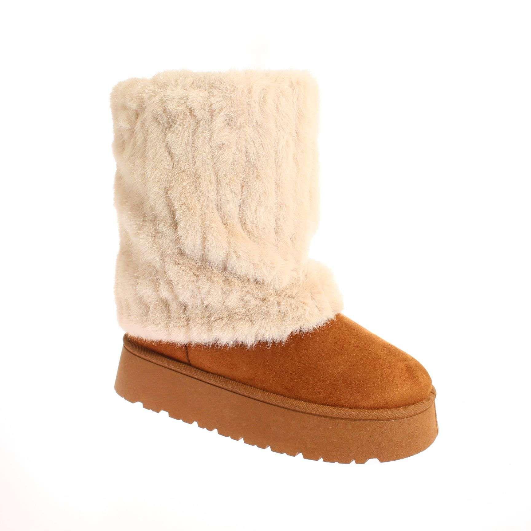Bota Invernal Café Vía Franca Mujer Art: 5b1820BROWN-1