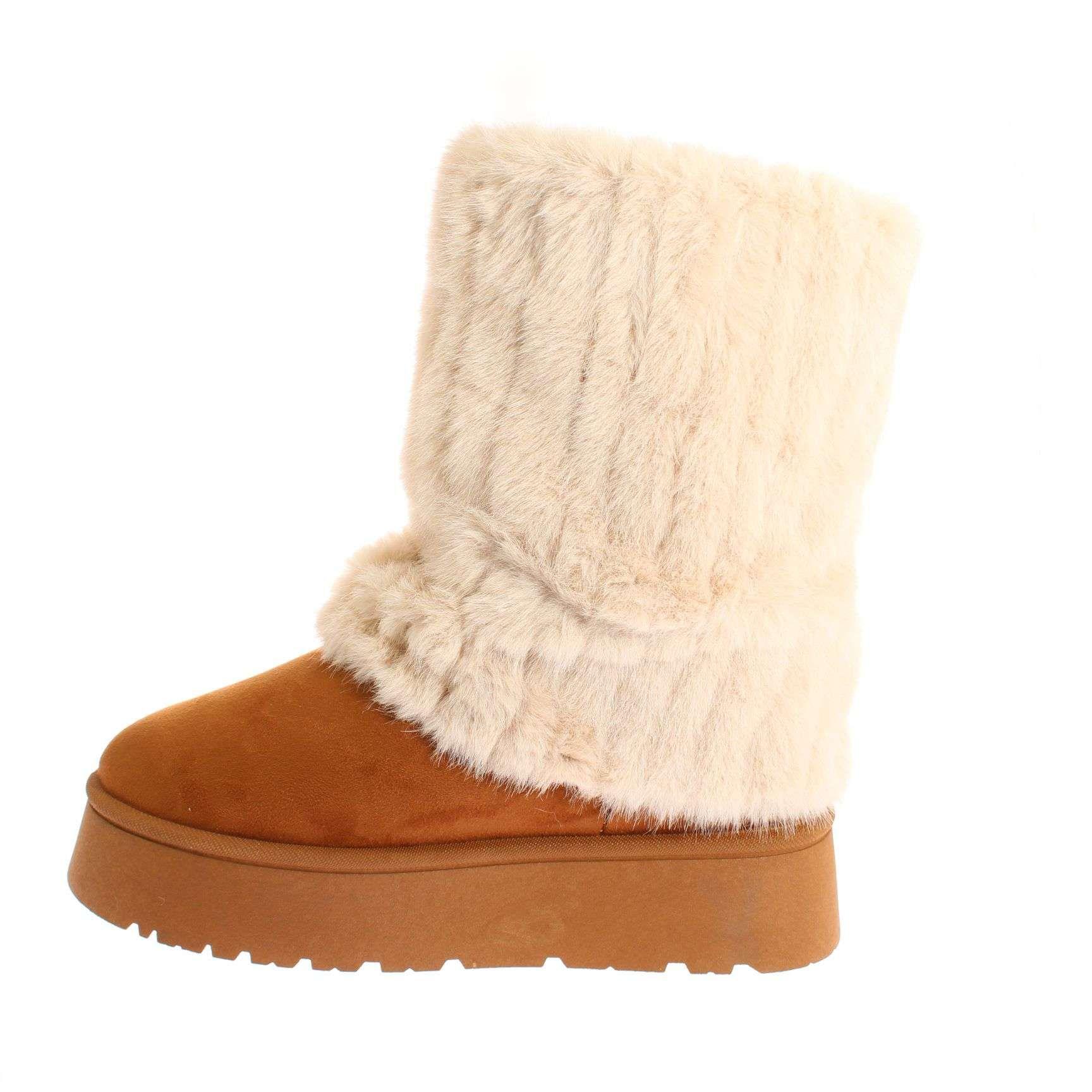 Bota Invernal Café Vía Franca Mujer Art: 5b1820BROWN-3
