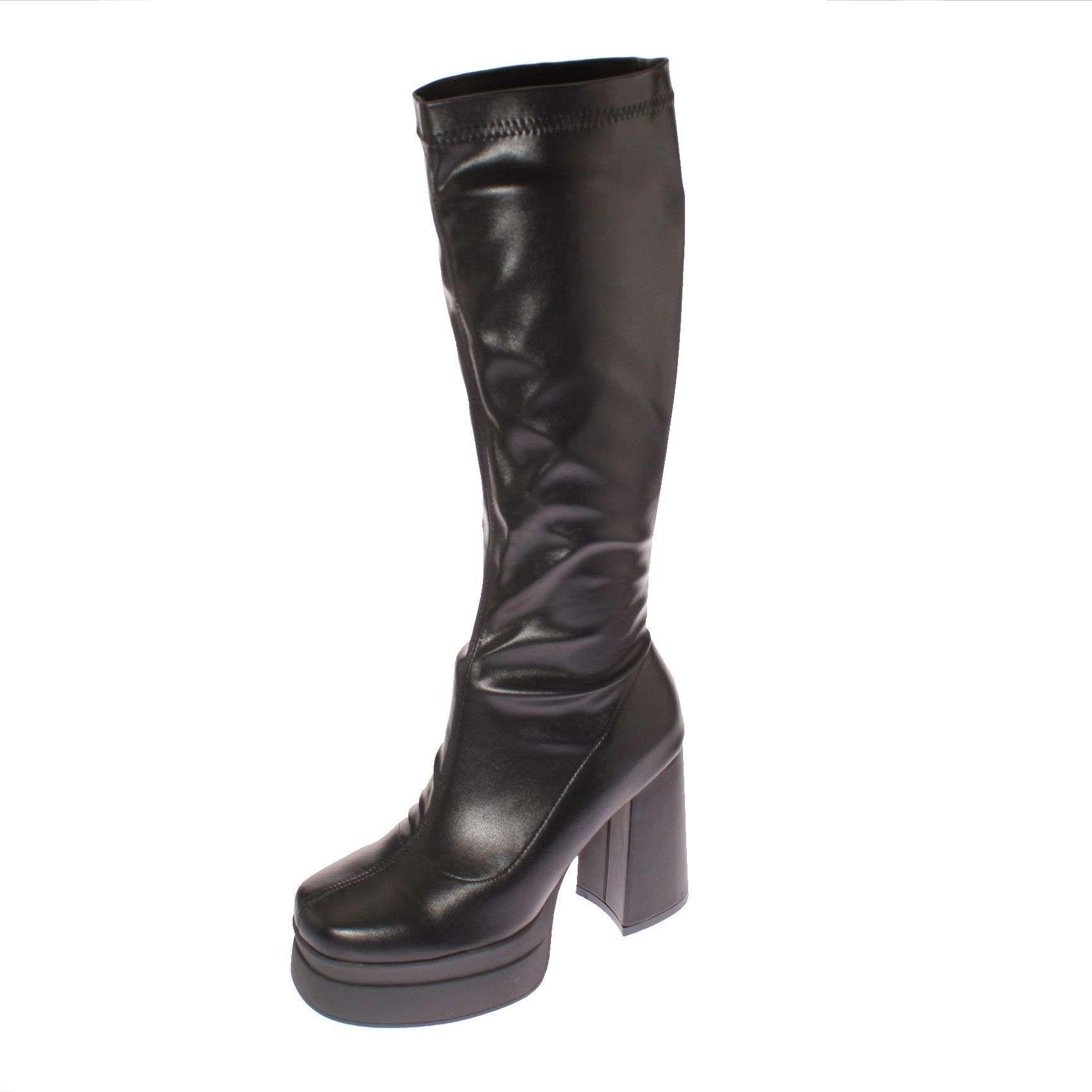 Bota Terraplen Negro Vía Franca Mujer Art: 5XZN563ABLACK-0