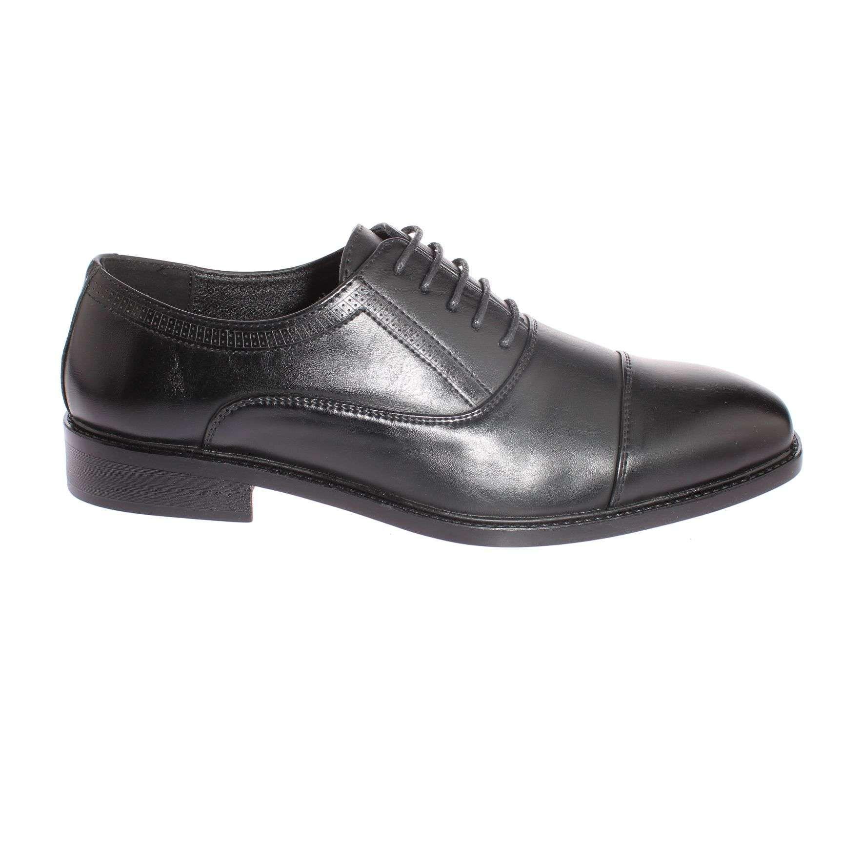 Zapato Negro Vía Franca Hombre Art: 8L808BLACK-1