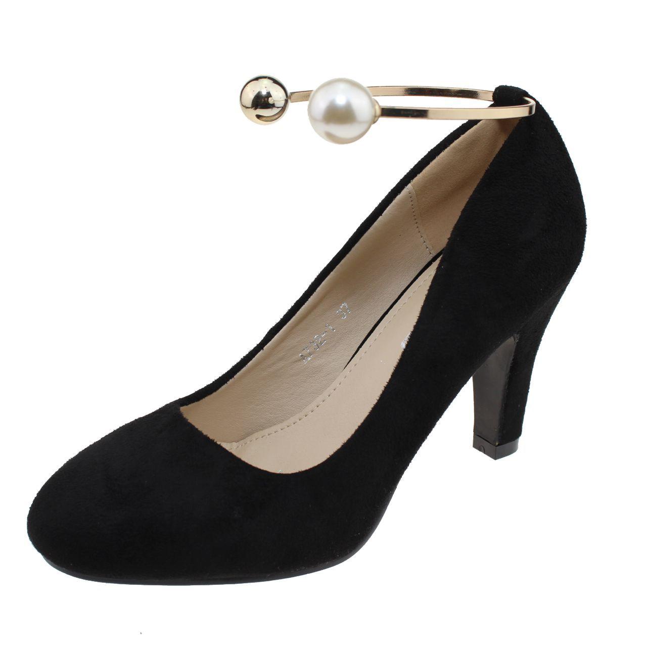 Zapato Taco Para Mujer Color Negro-0