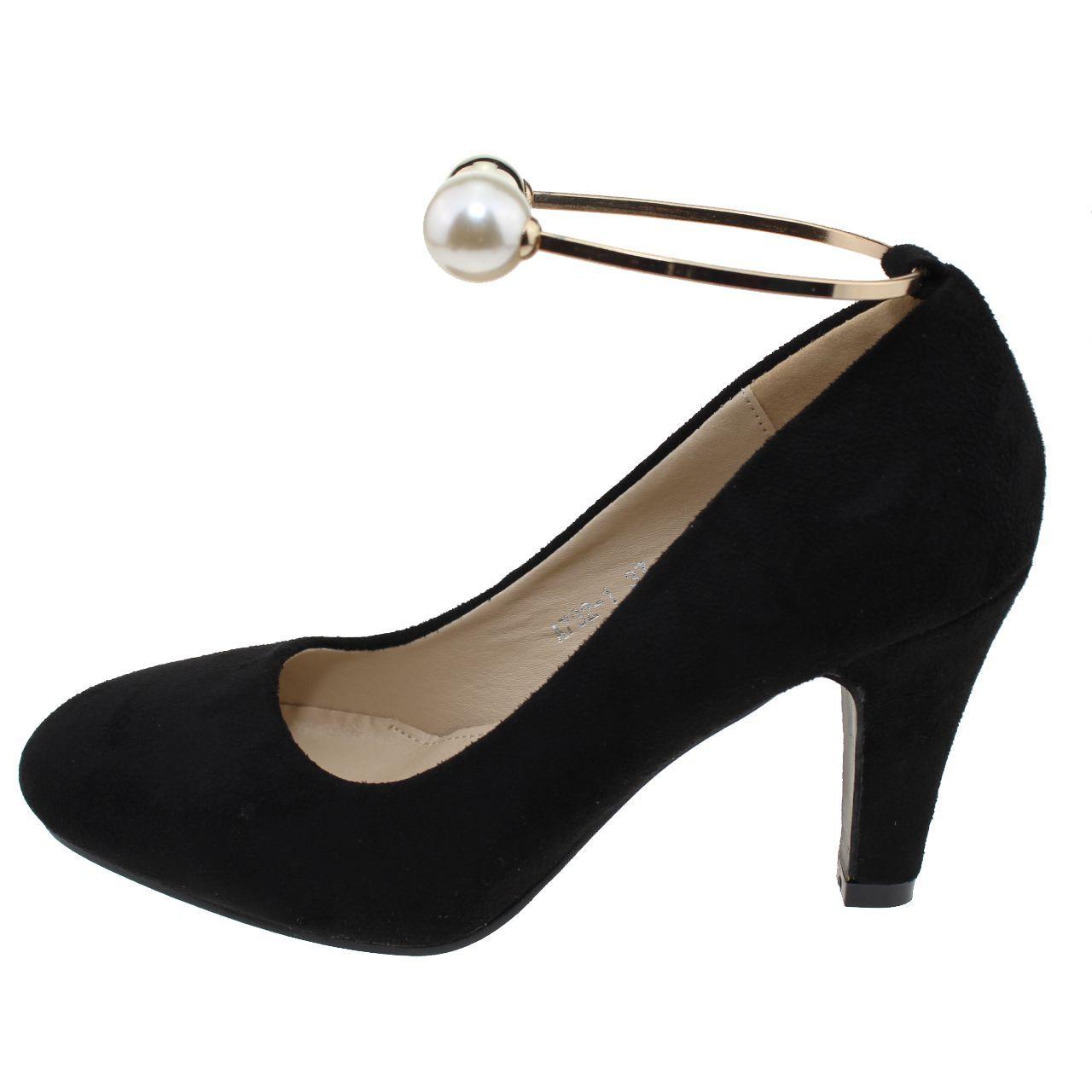 Zapato Taco Para Mujer Color Negro-2