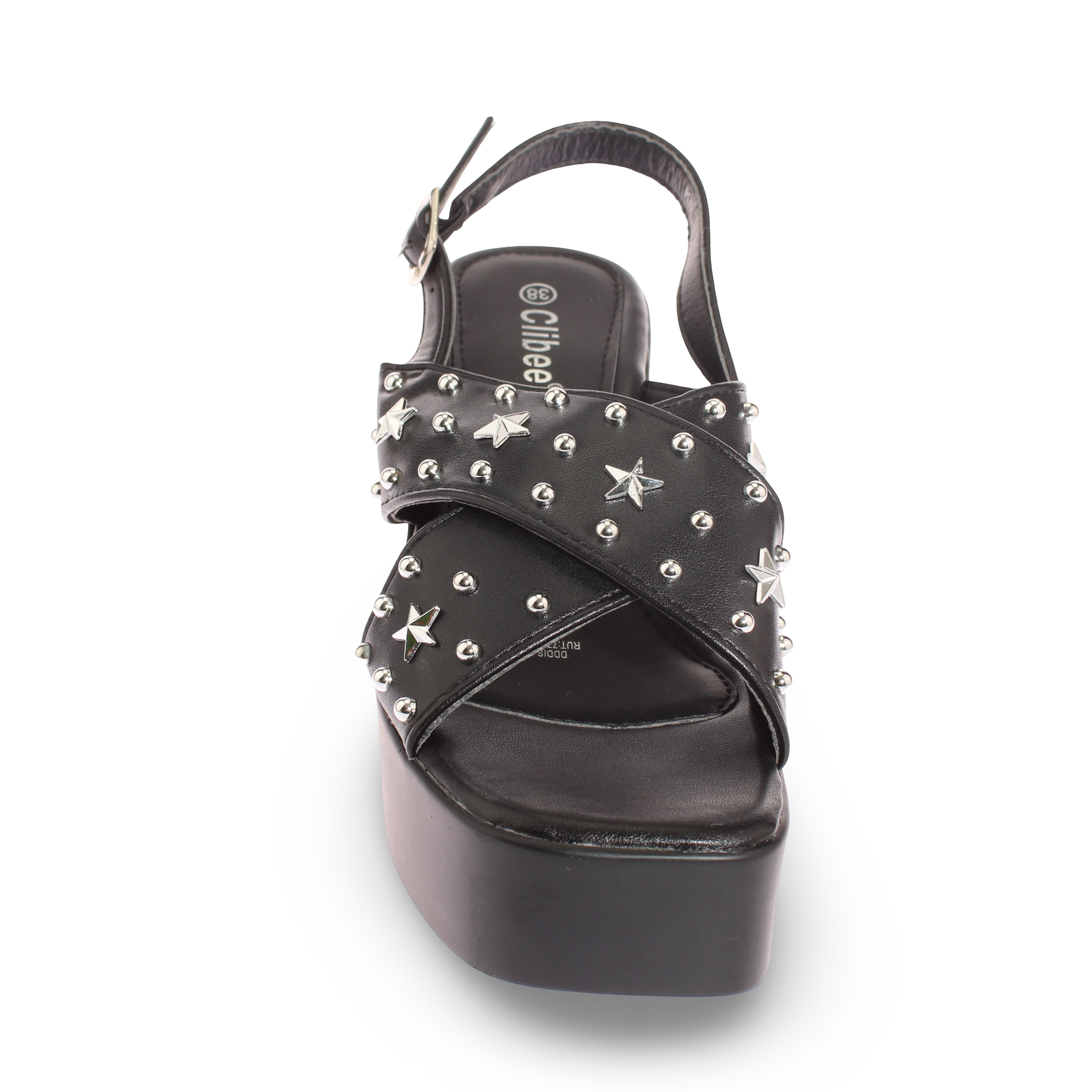 Sandalia Tacón Negro Vía Franca Mujer Art: 5K6BLACK-2