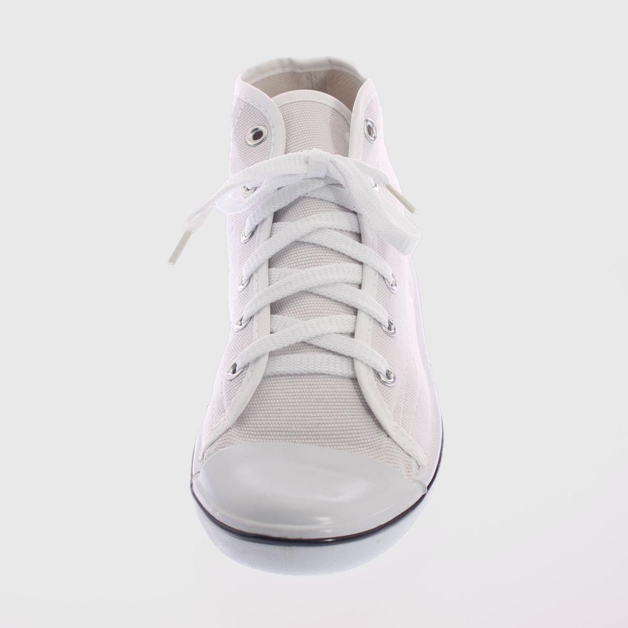 Zapatilla Lona Blanco Vía Franca Mujer Art: 53815WHITE-1