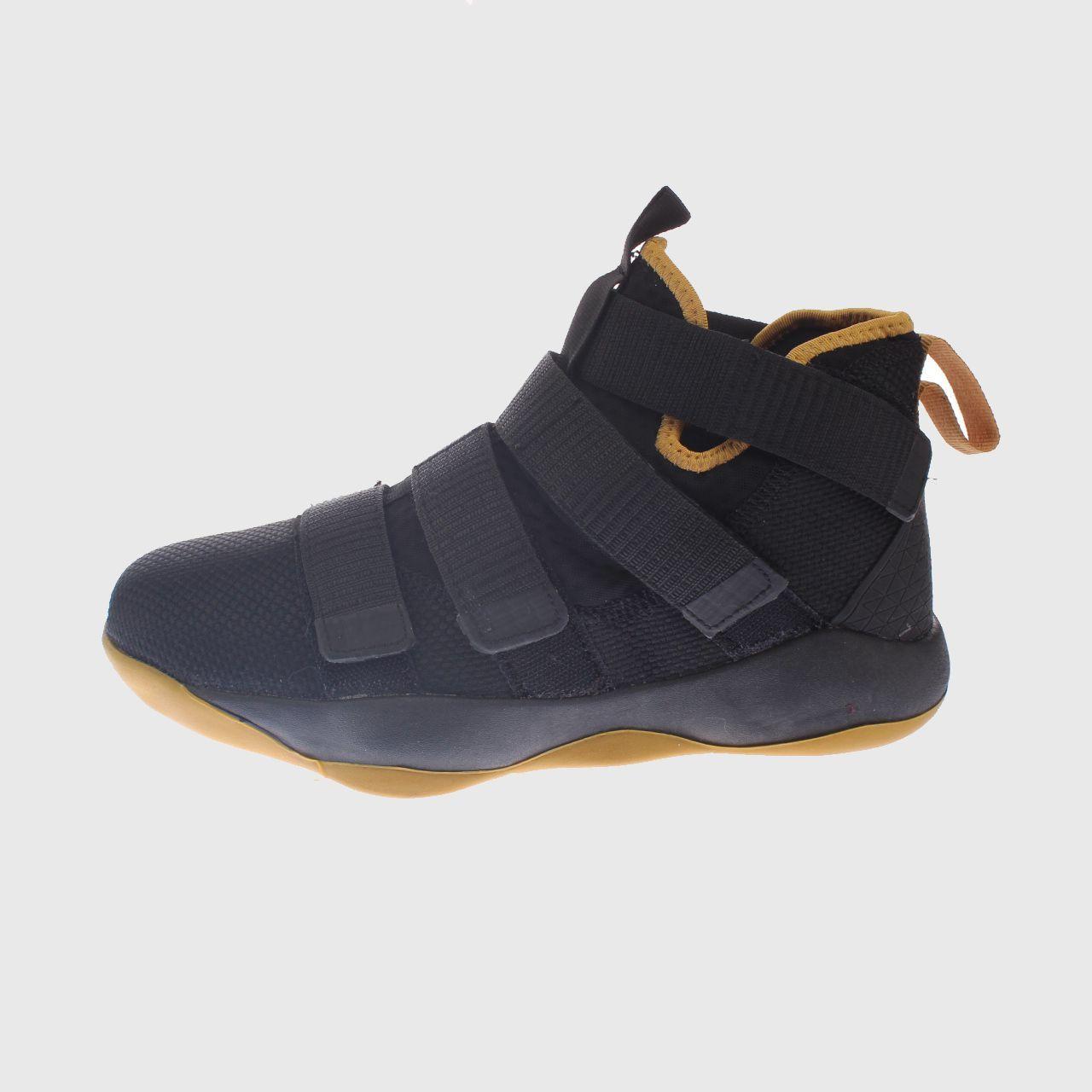 Zapatilla Negro/Dorado Vía franca Hombre-1