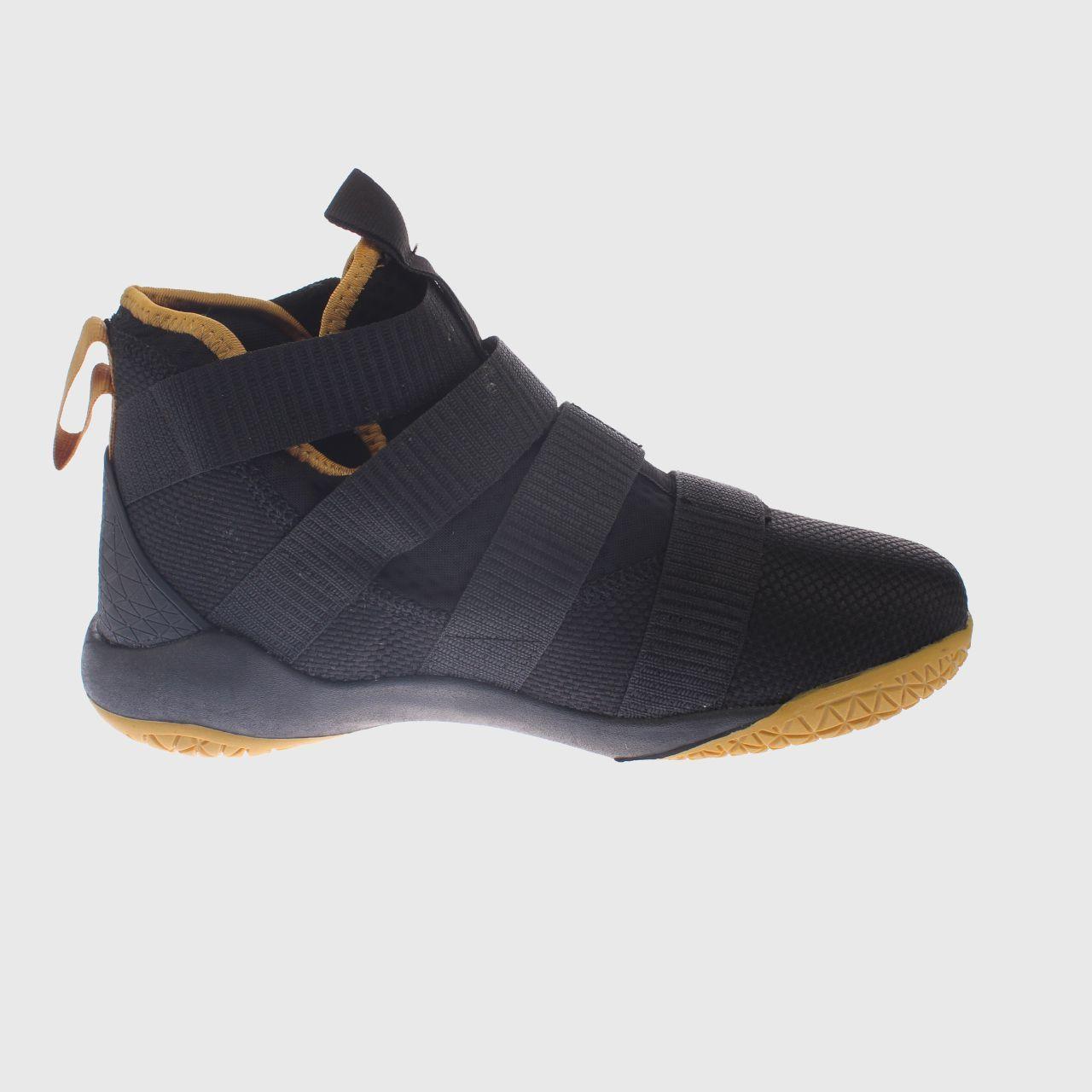 Zapatilla Negro/Dorado Vía franca Hombre-3