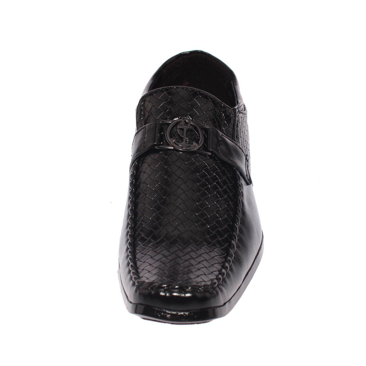 Mocasín Negro Vía Franca Hombre-2