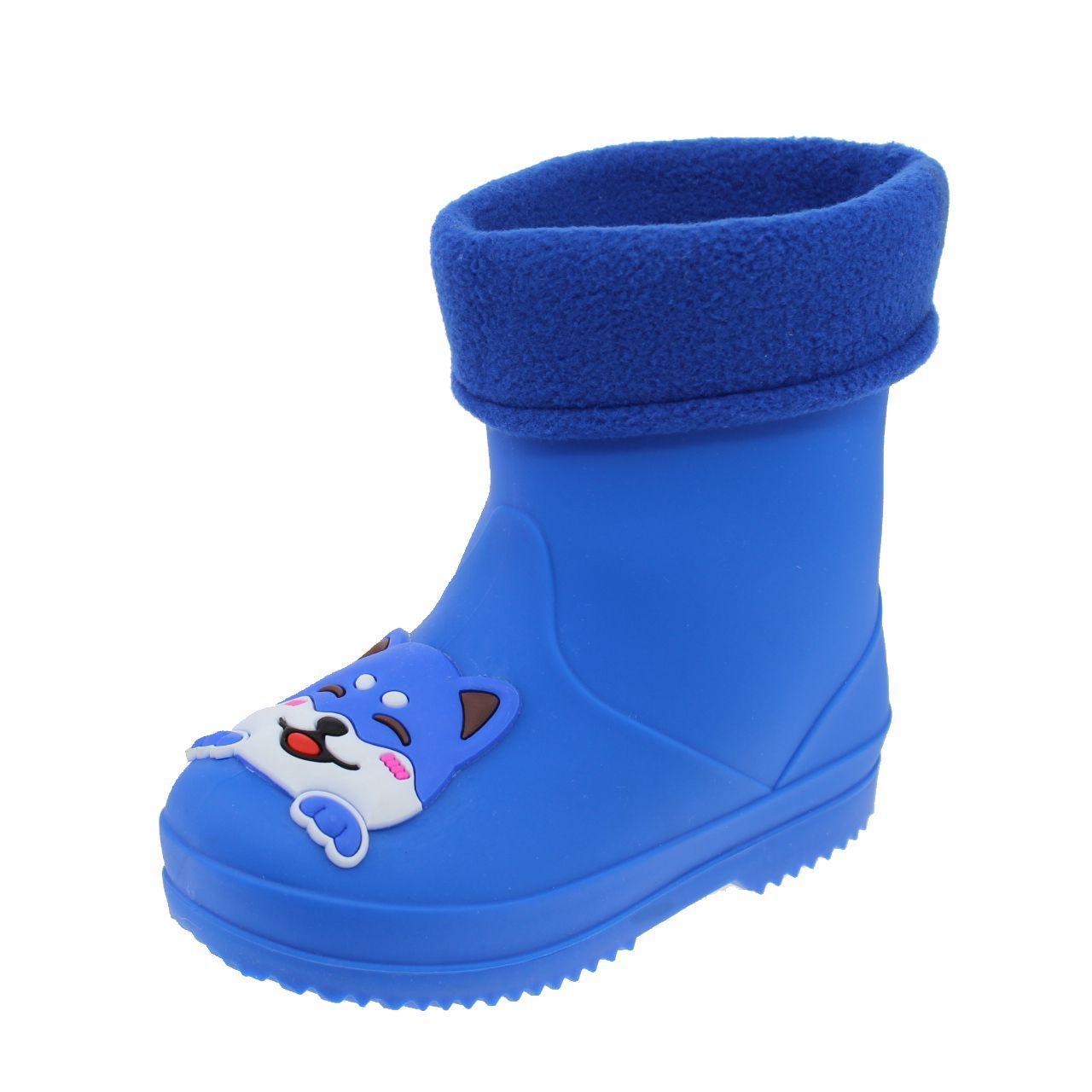 Bota LluVía Azul Vía Franca Niña-0