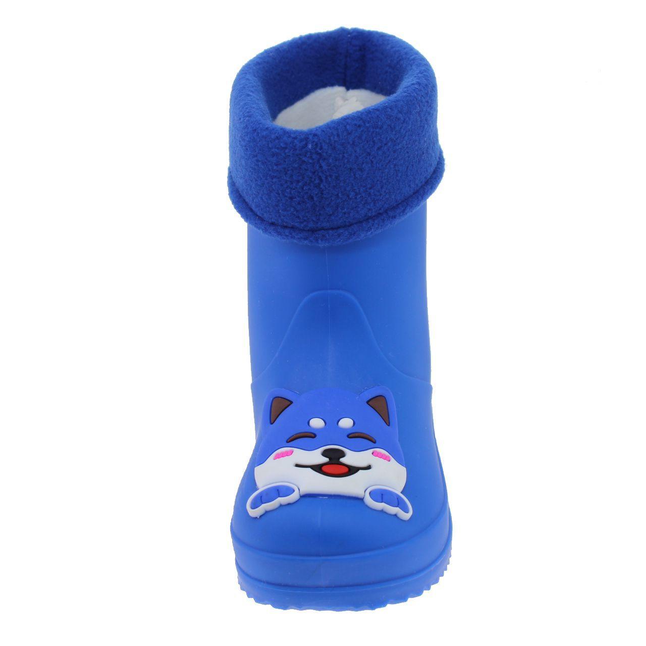 Bota LluVía Azul Vía Franca Niña-3