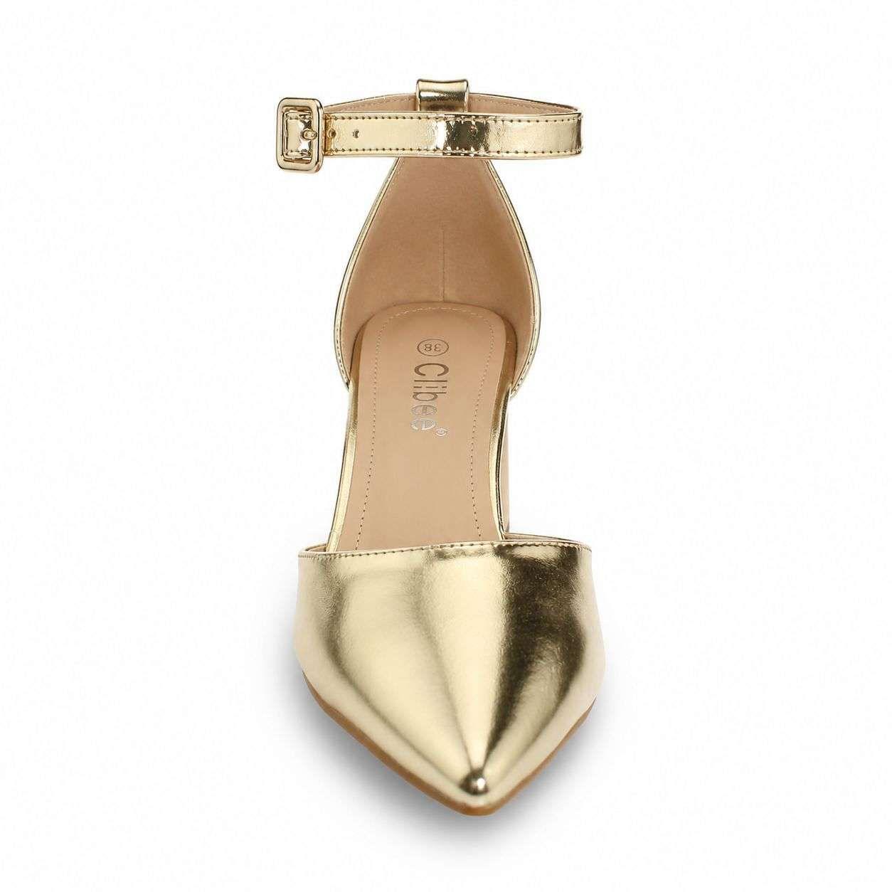 Zapato Dorado Vía Franca Mujer Art: 5W126GOLD-2