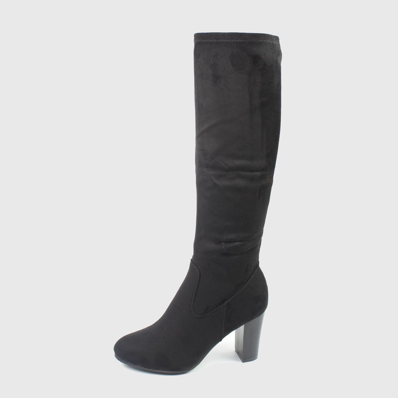 Bota Tacón Negro Vía Franca Mujer-3