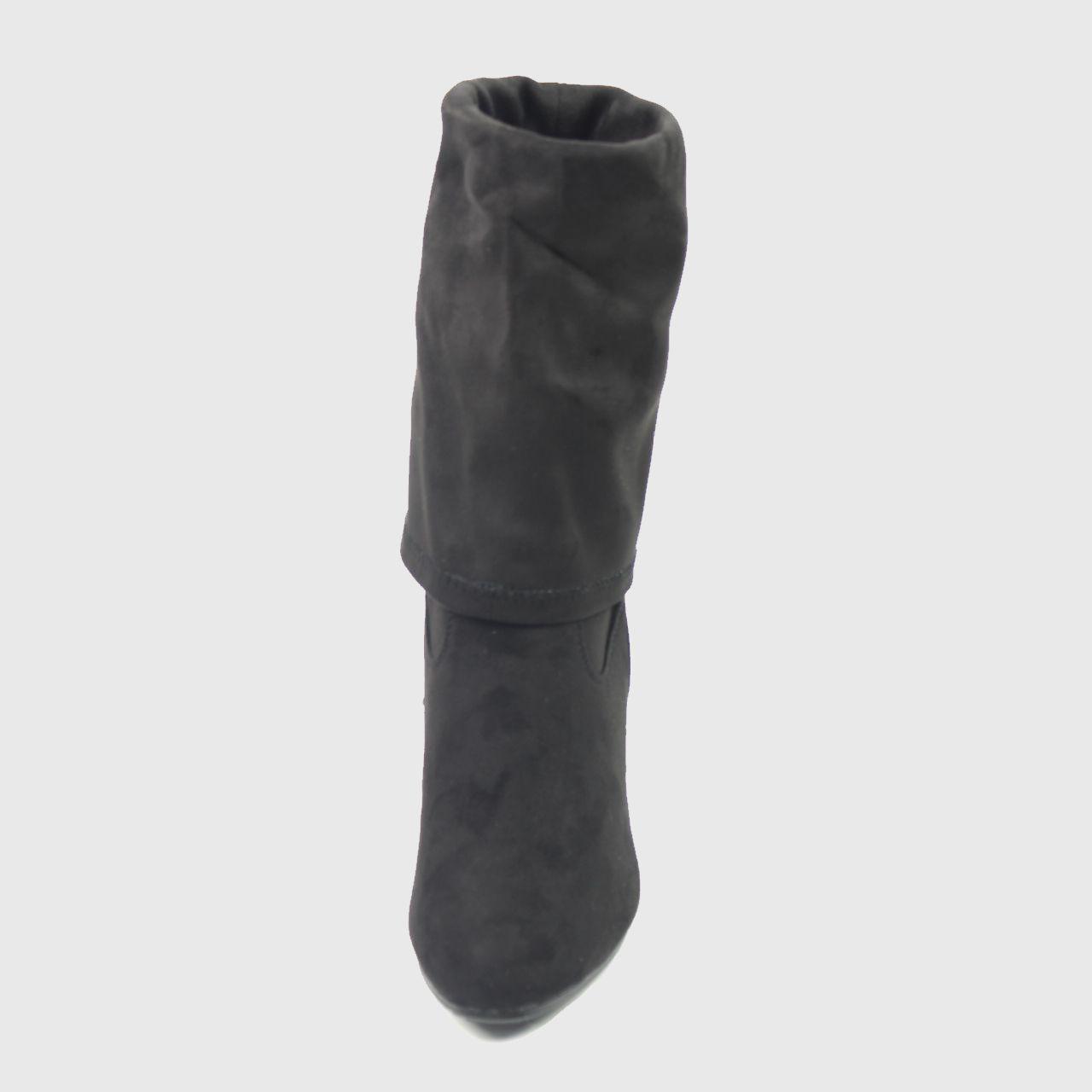 Bota Tacón Negro Vía Franca Mujer-4