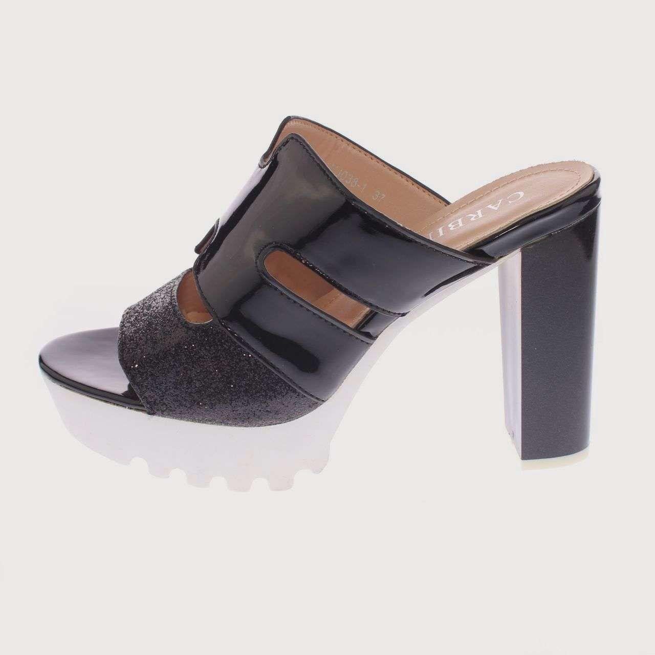 Sandalia Negro Vía Franca Mujer Art: 5YJ038BLACK-1