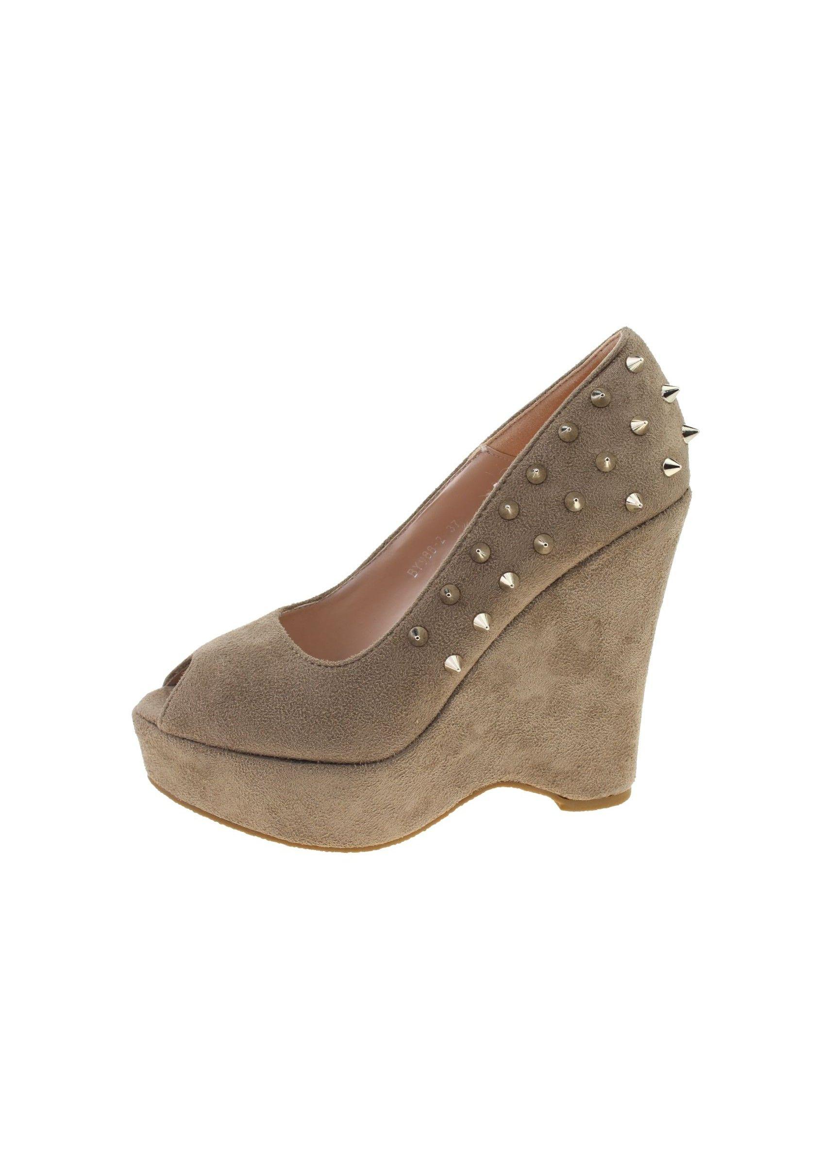 Zapato Casual Para Mujer Color Caqui-0