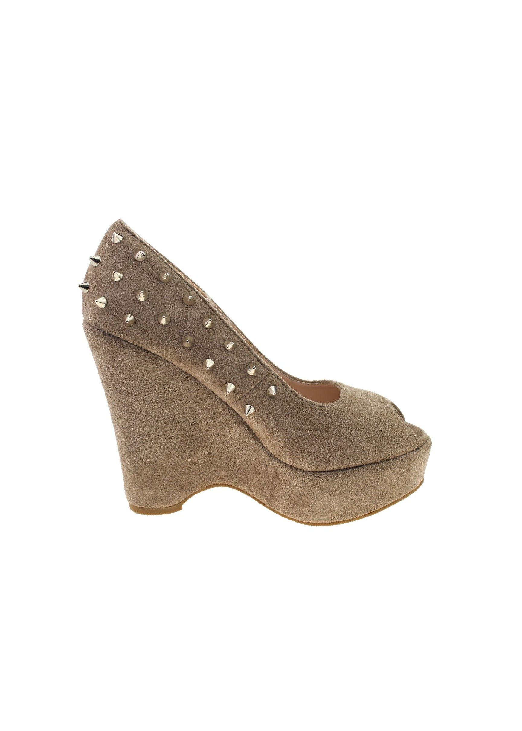 Zapato Casual Para Mujer Color Caqui-3