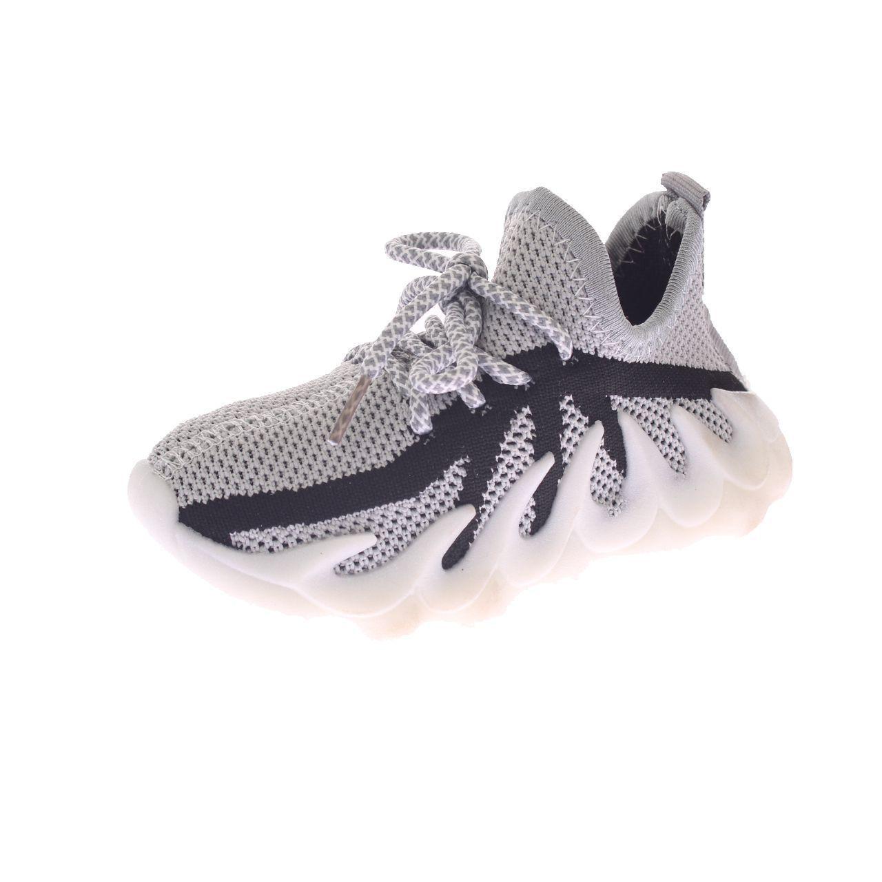 Zapatilla Kids Gris Negro Vía Franca Niño-0
