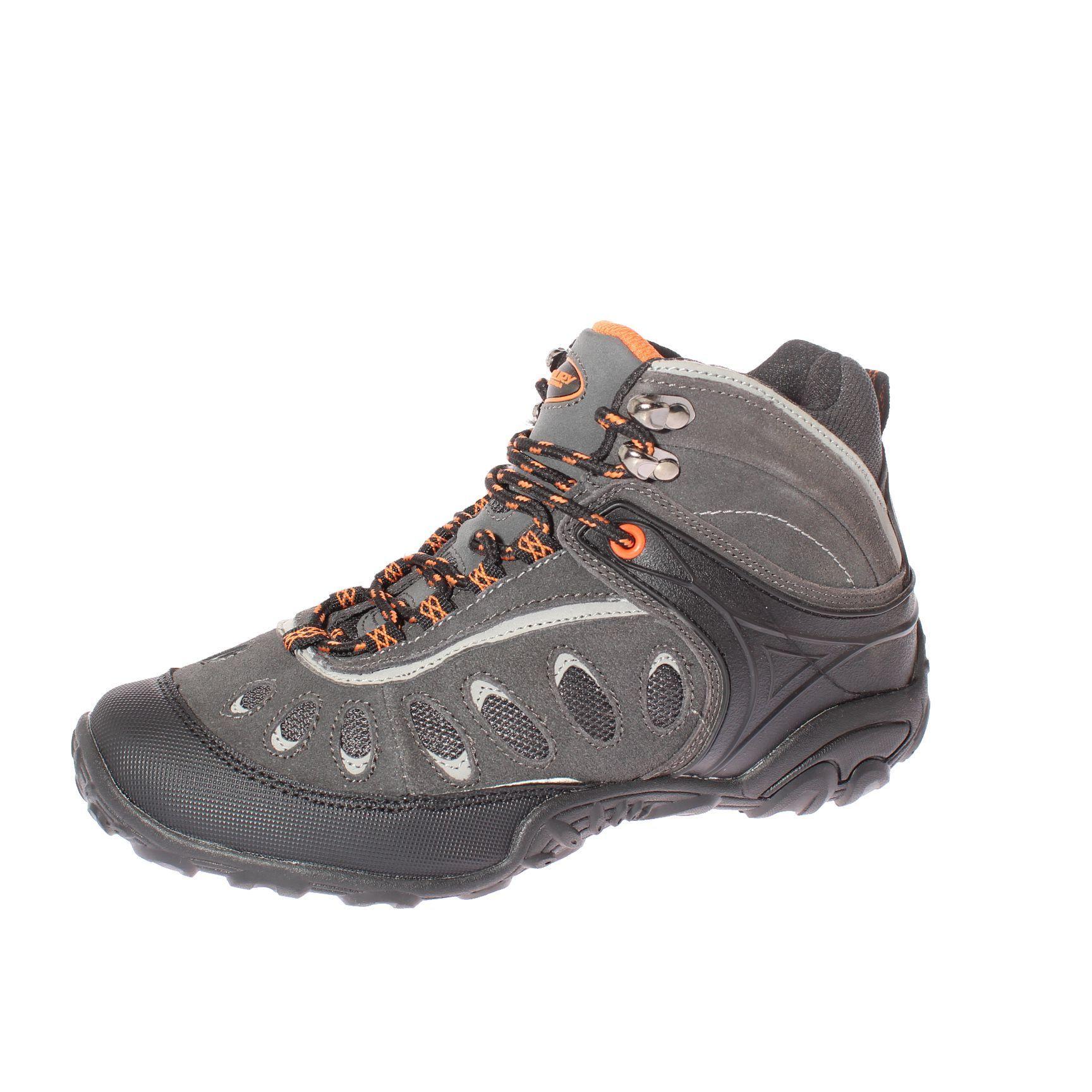 Zapatilla Outdoor Negro/Gris/Amarillo Vía Franca Niño-0