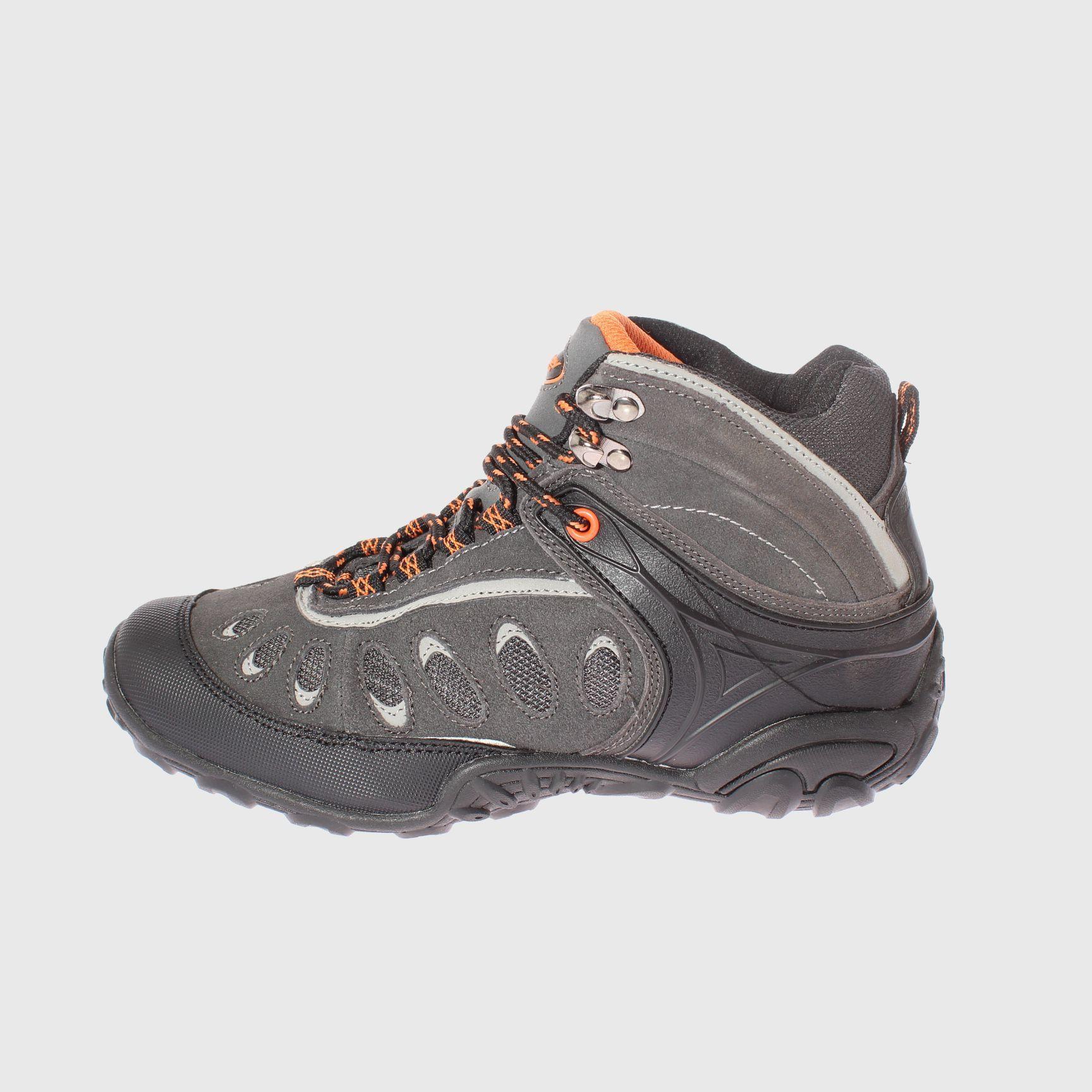 Zapatilla Outdoor Negro/Gris/Amarillo Vía Franca Niño-1