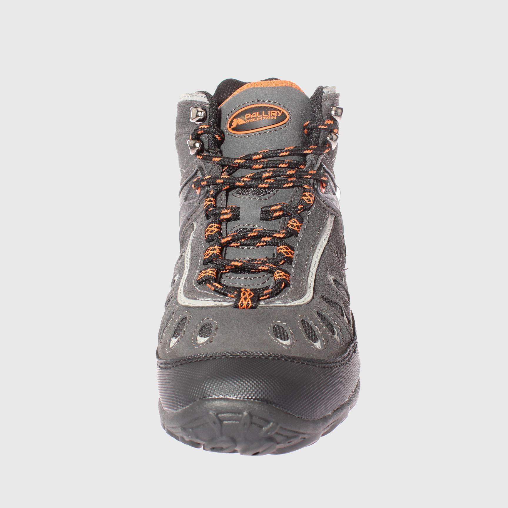 Zapatilla Outdoor Negro/Gris/Amarillo Vía Franca Niño-2