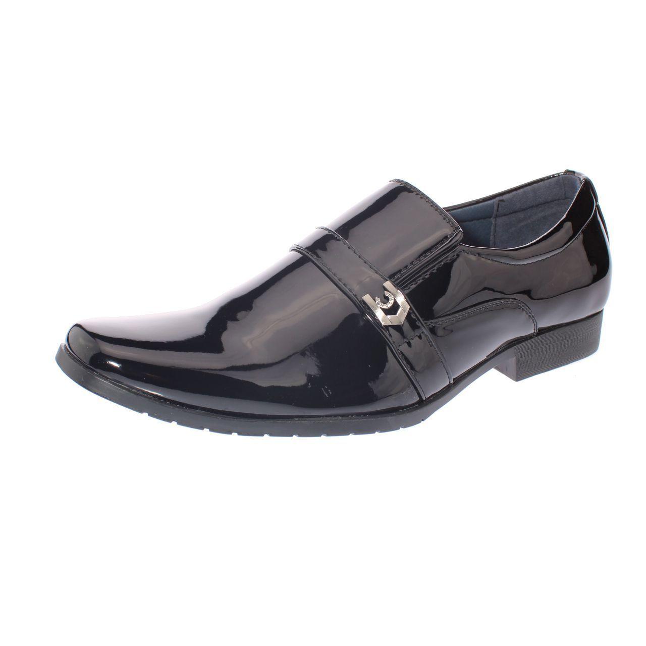 Zapato Formal Negro Vía Franca Hombre-0