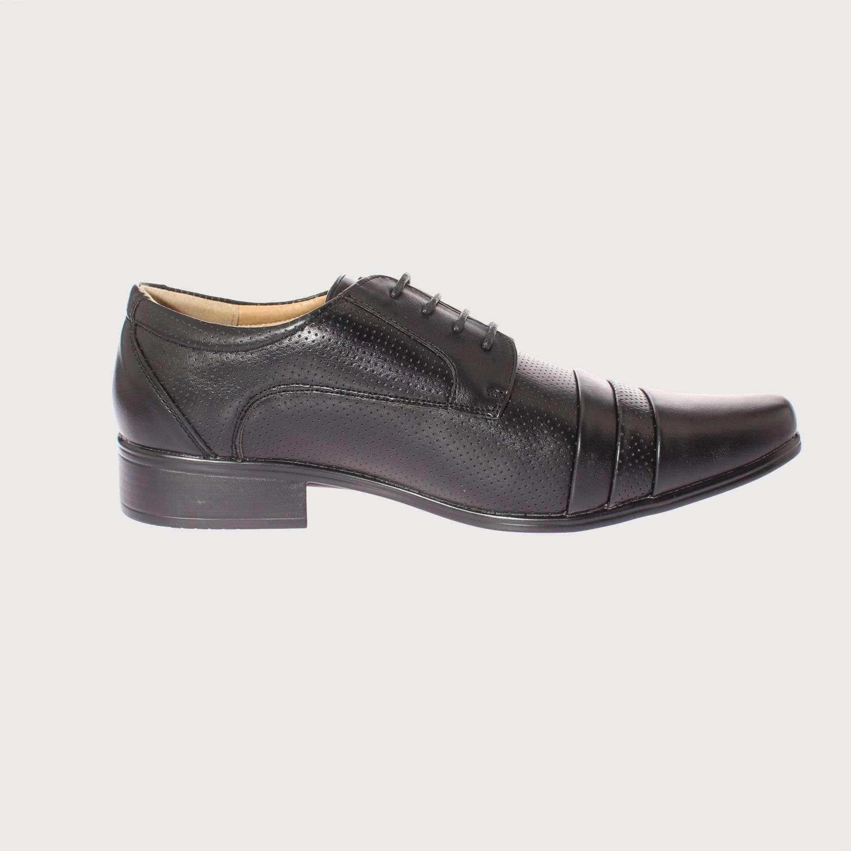 Zapato Negro Vía Franca Hombre Art: 8SRA1BLACK-3