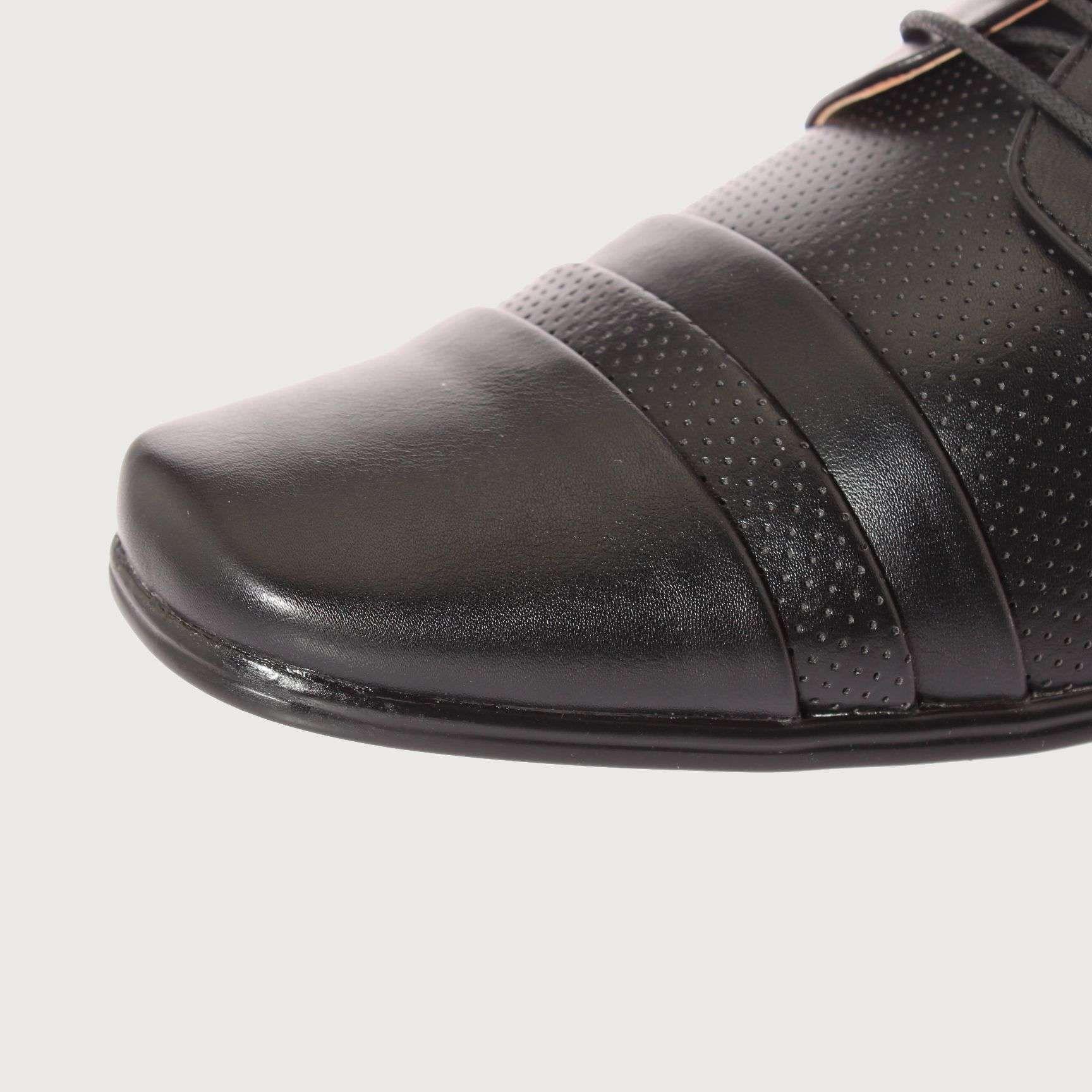Zapato Negro Vía Franca Hombre Art: 8SRA1BLACK-4