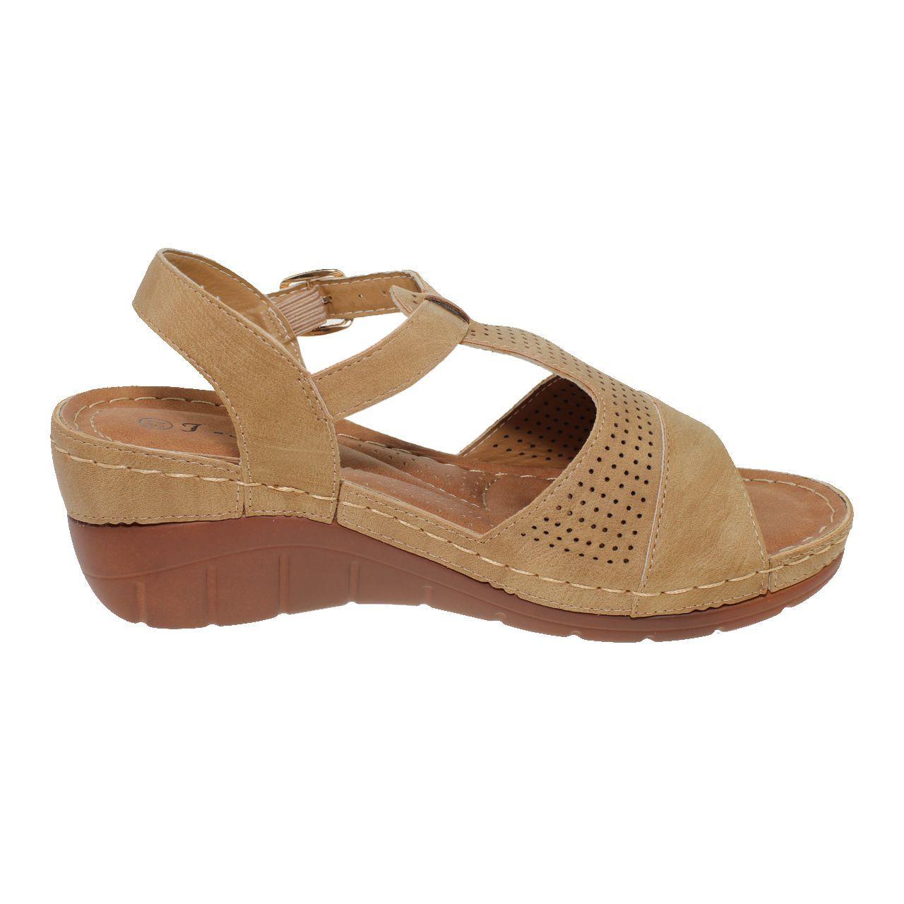 Sandalia Beige Vía Franca Mujer-2