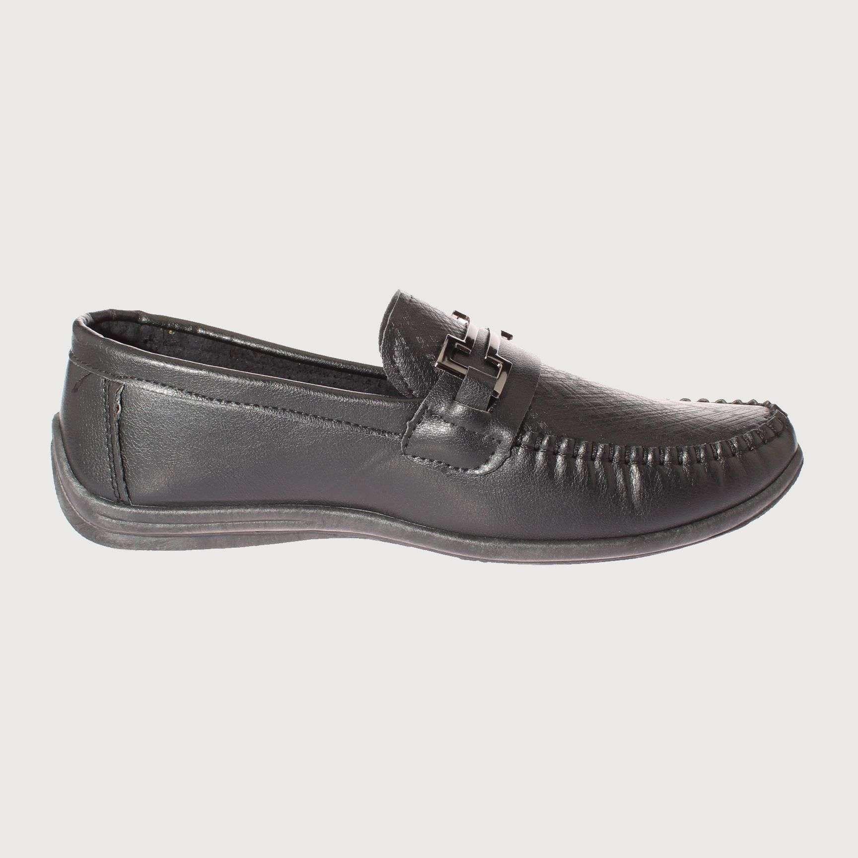 Mocasín Negro Vía Franca Hombre Art: 8S308A0363BLACK-3