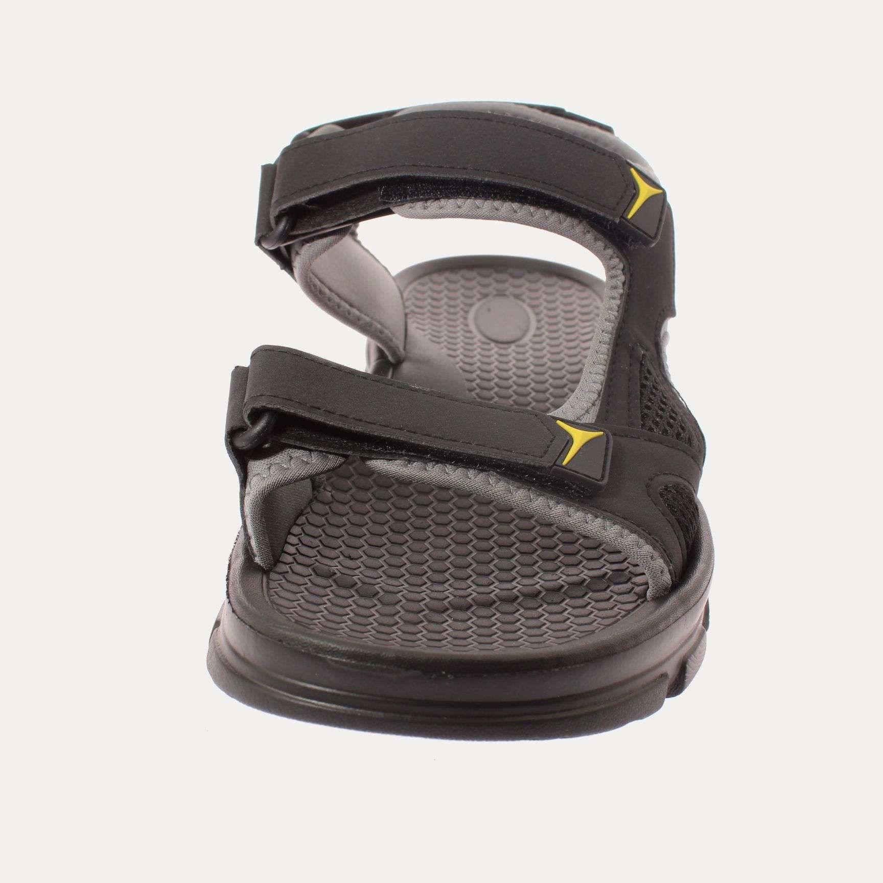 Sandalia Negro Vía Franca Hombre Art: 8STL10386BLACK-2