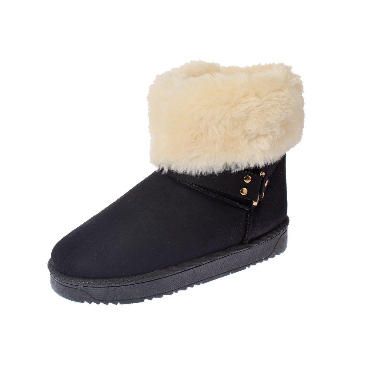 Bota Piel Negro Vía Franca Mujer-0