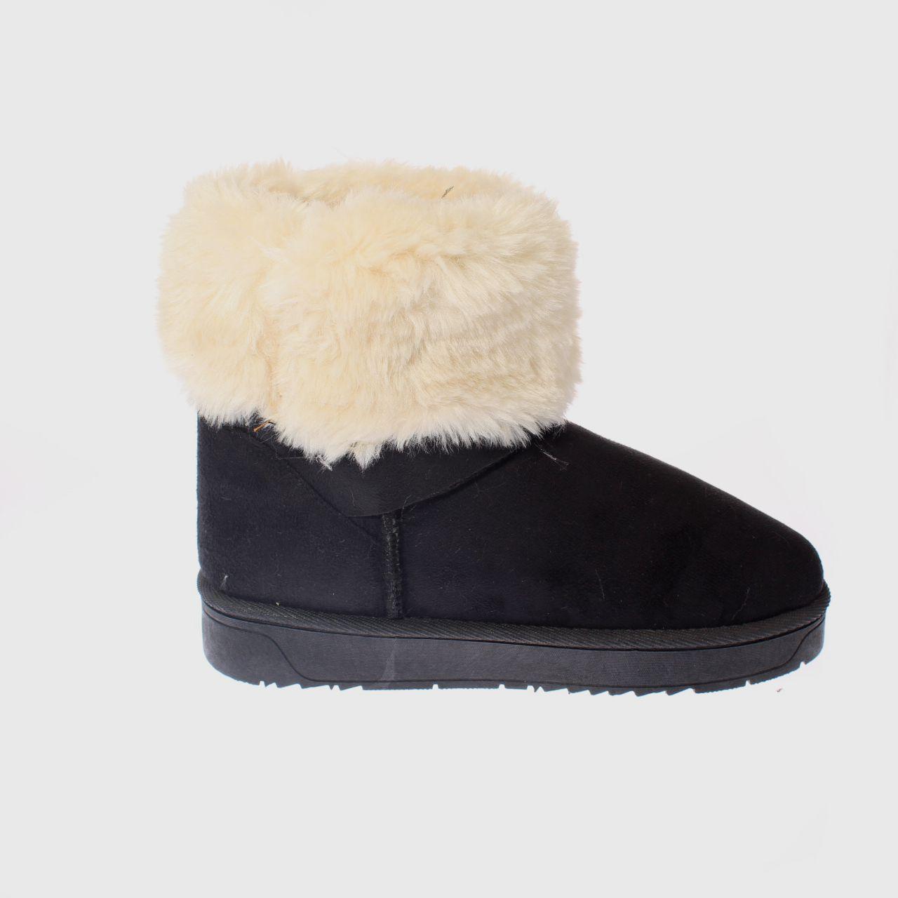 Bota Piel Negro Vía Franca Mujer-1