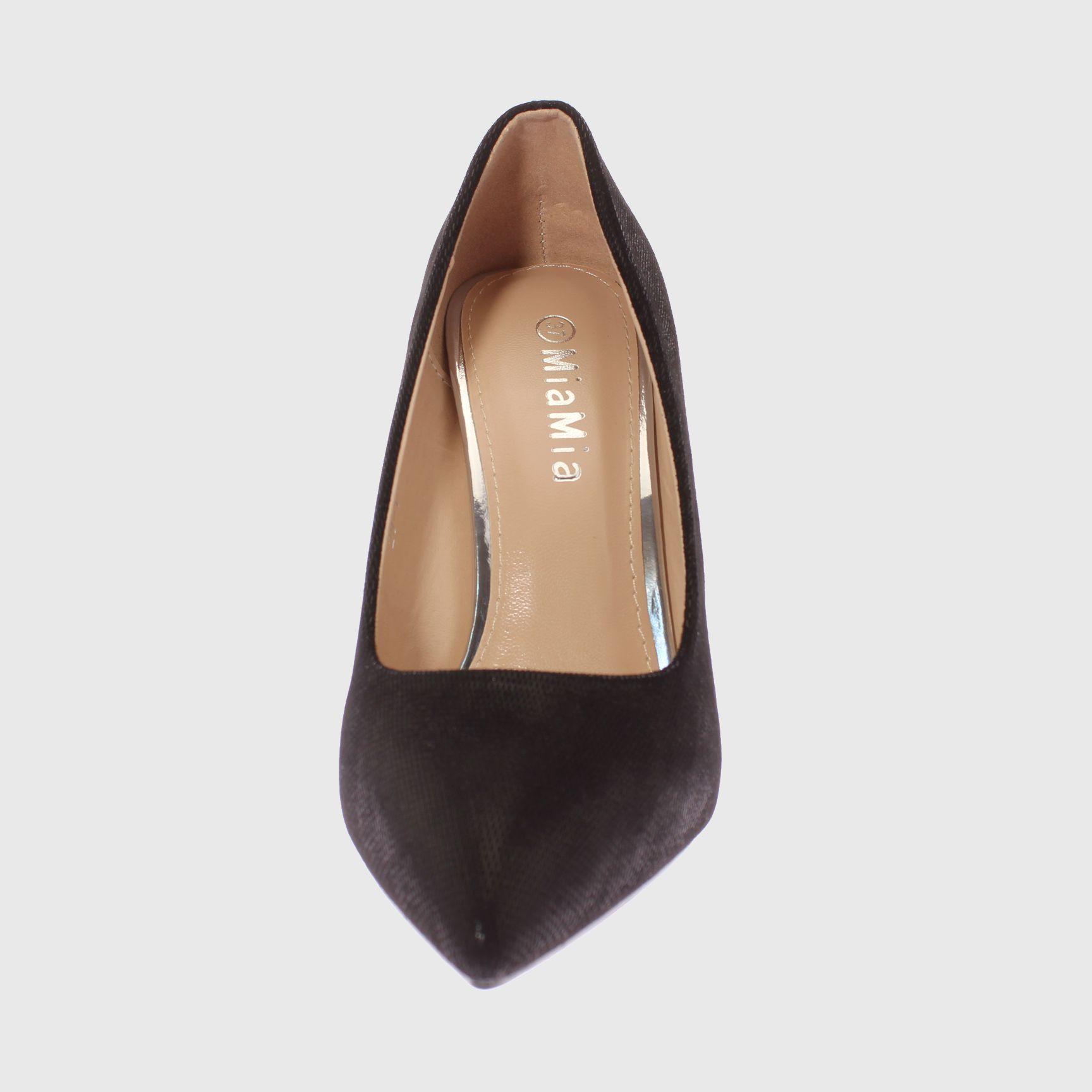 Zapato taco Negro Vía Franca Mujer-2