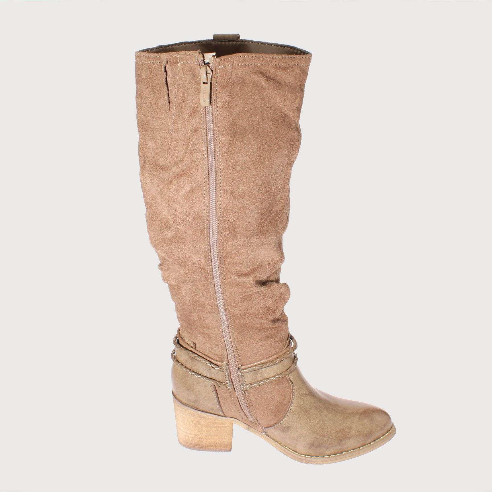 Bota Gris Vía Franca Mujer Art: 512083304TAUPE-3