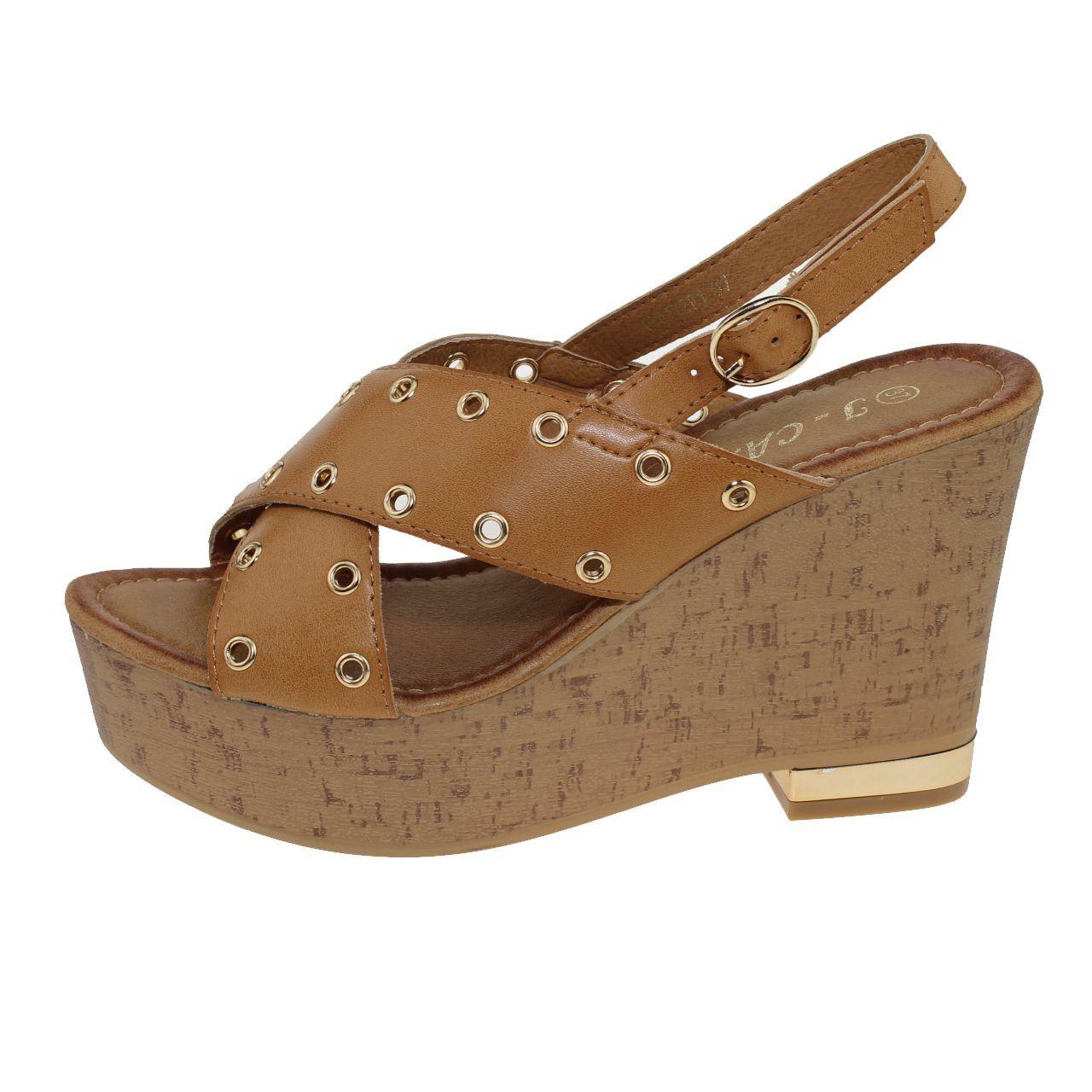 Sandalia Beige Vía Franca Mujer-2