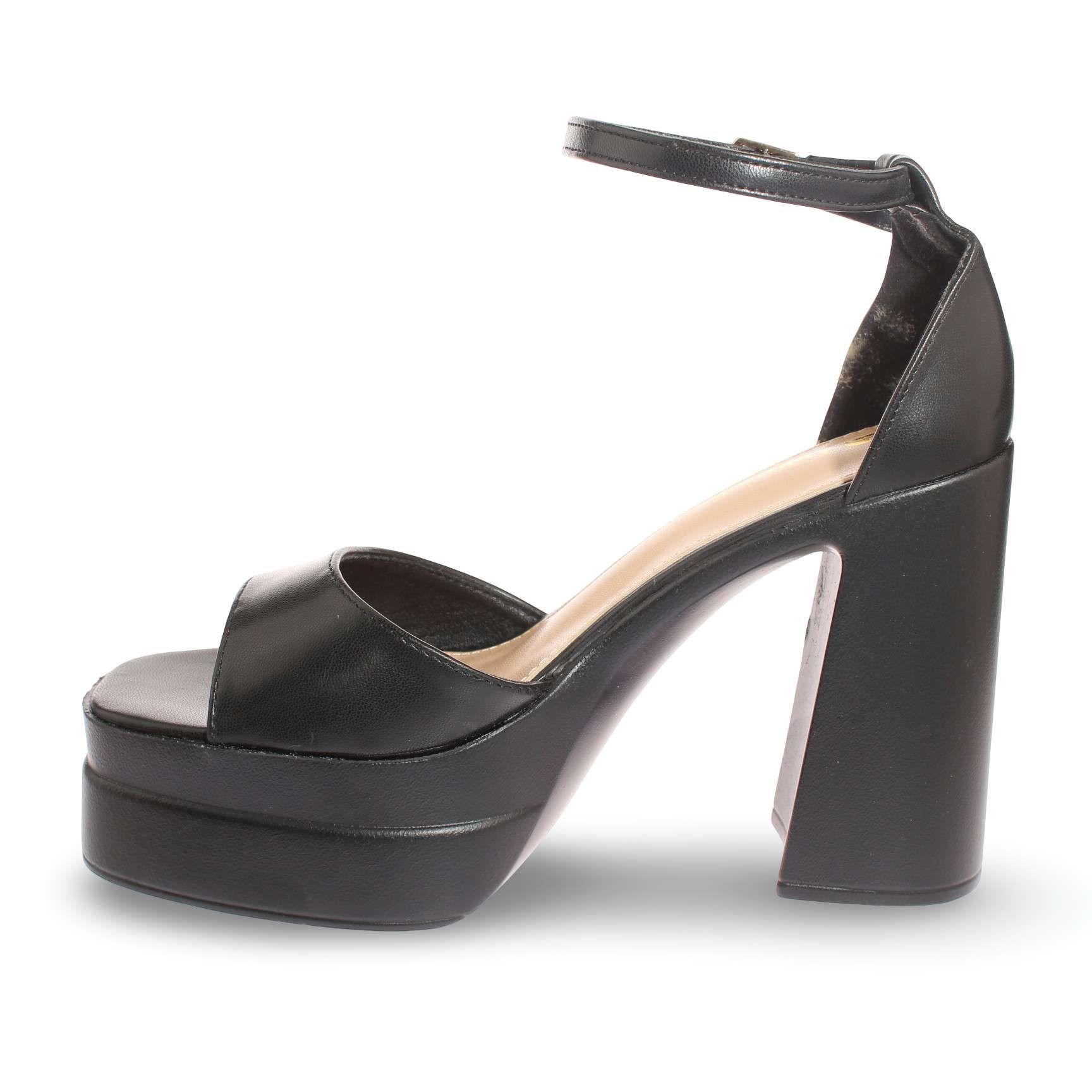 Sandalia Plataforma Negro Vía Franca Mujer Art: 5S310B0462BLACK-3