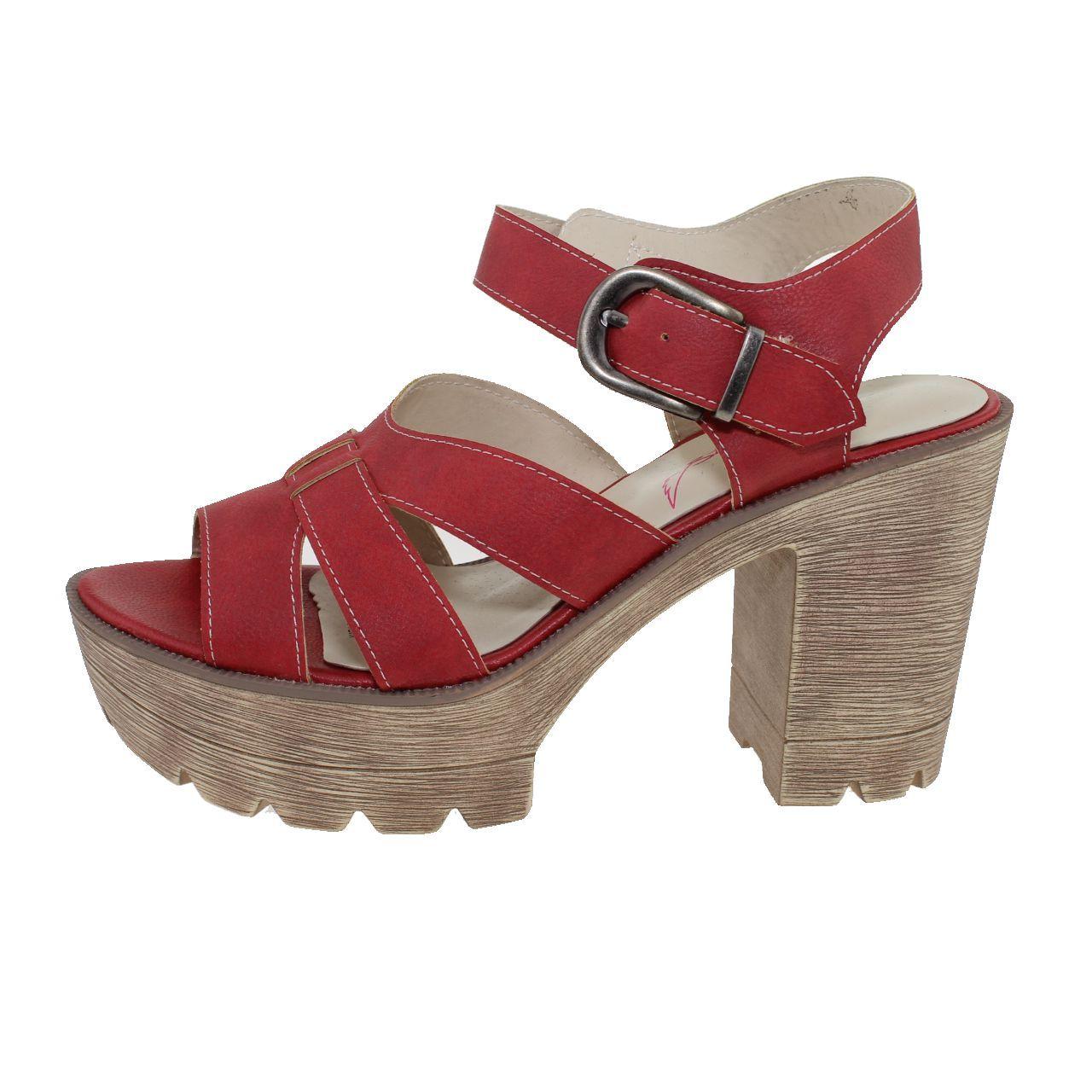Sandalia Tacón Roja Vía Franca Mujer-1