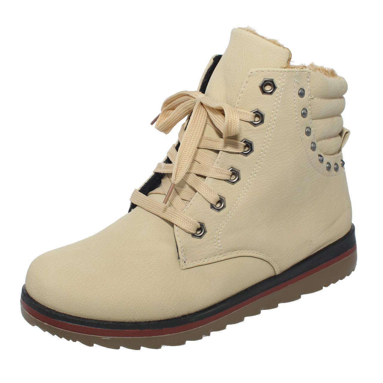 Botín Beige Vía Franca Mujer-0