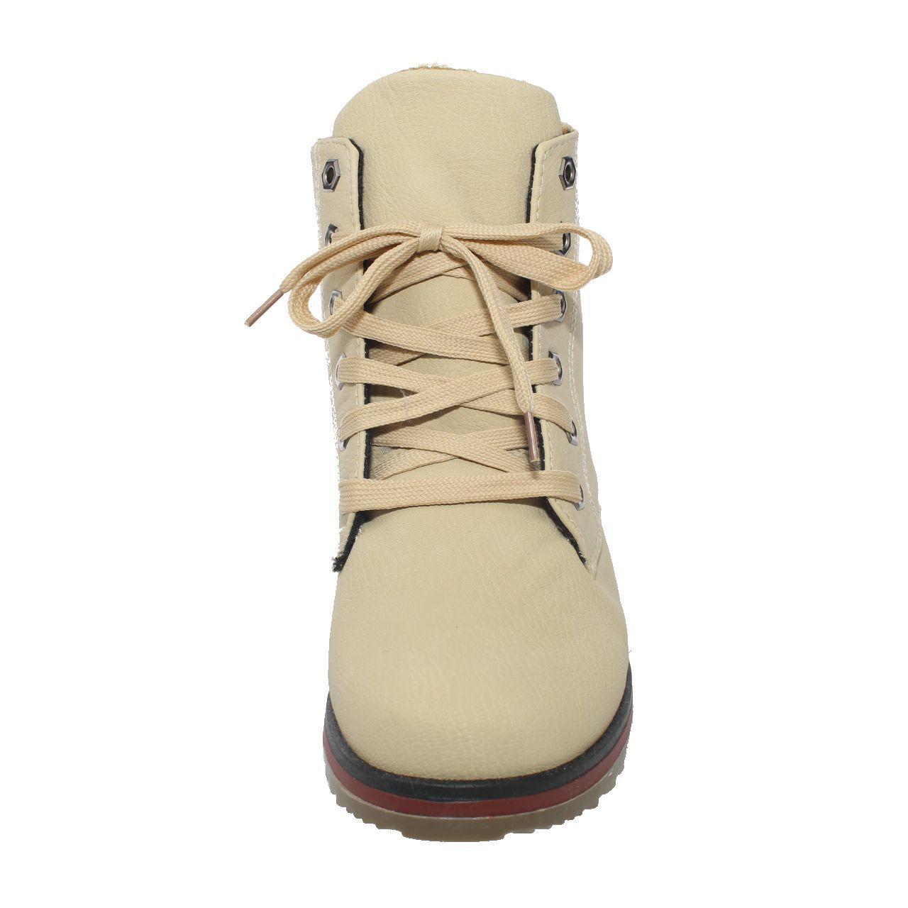 Botín Beige Vía Franca Mujer-4
