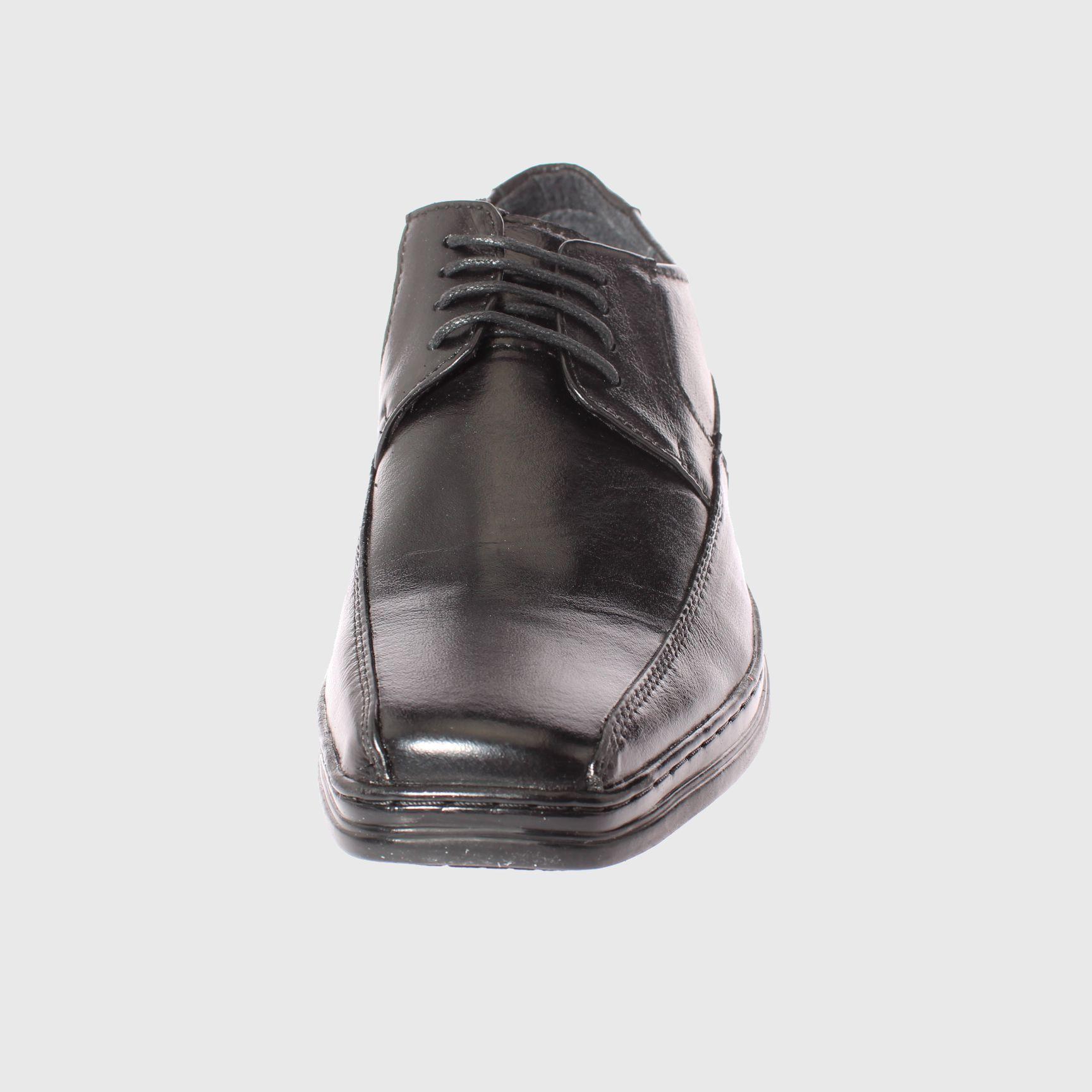 Zapato Vestir Negro Vía Franca Hombre-2