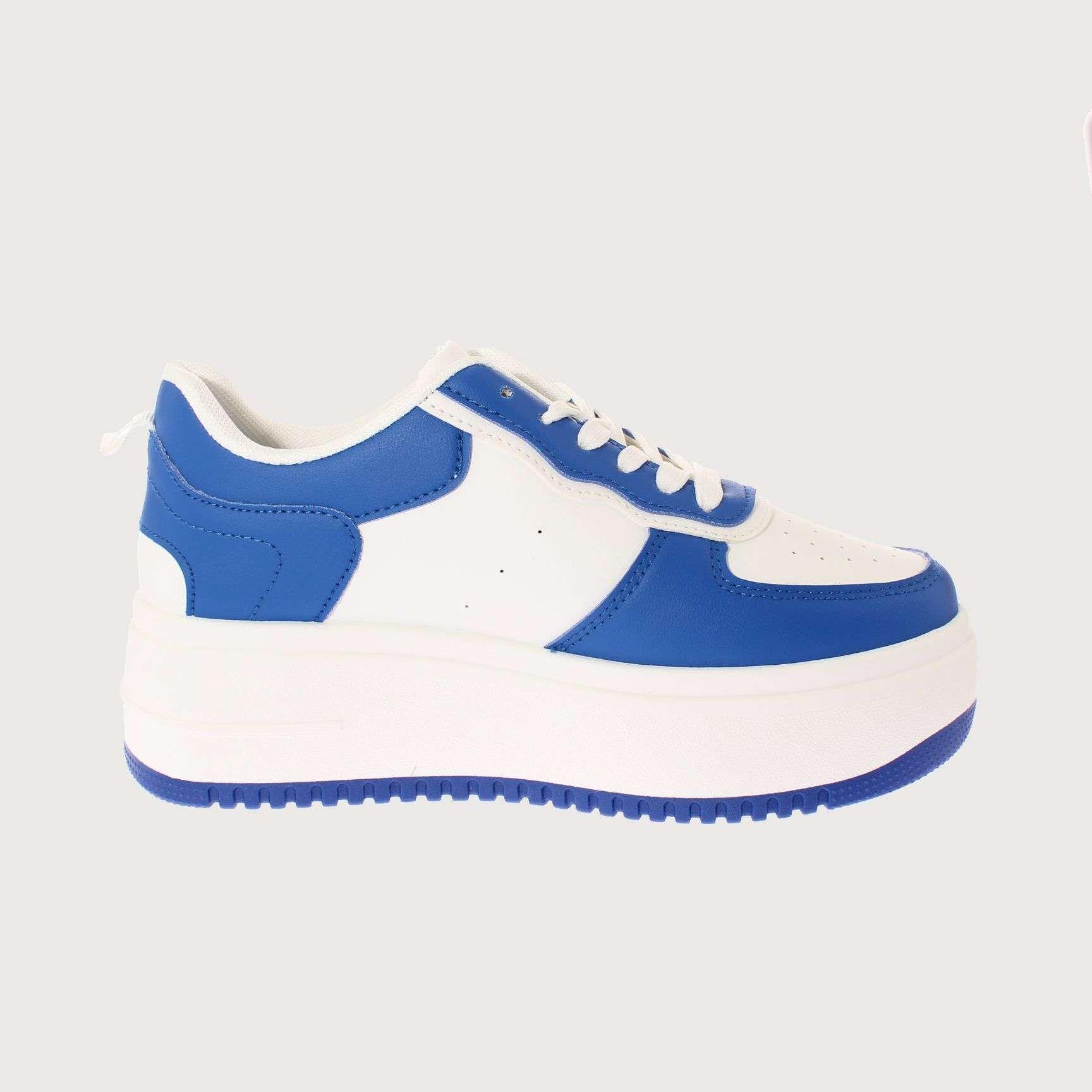 Zapatilla Plataforma Azul Vía Franca Mujer Art: 5S209B0055ROYALBLUE-3