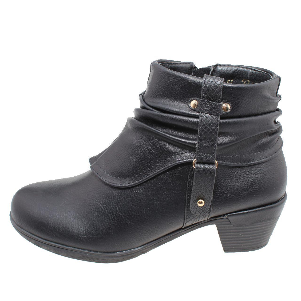 Botin Negro Vía Franca Mujer-3