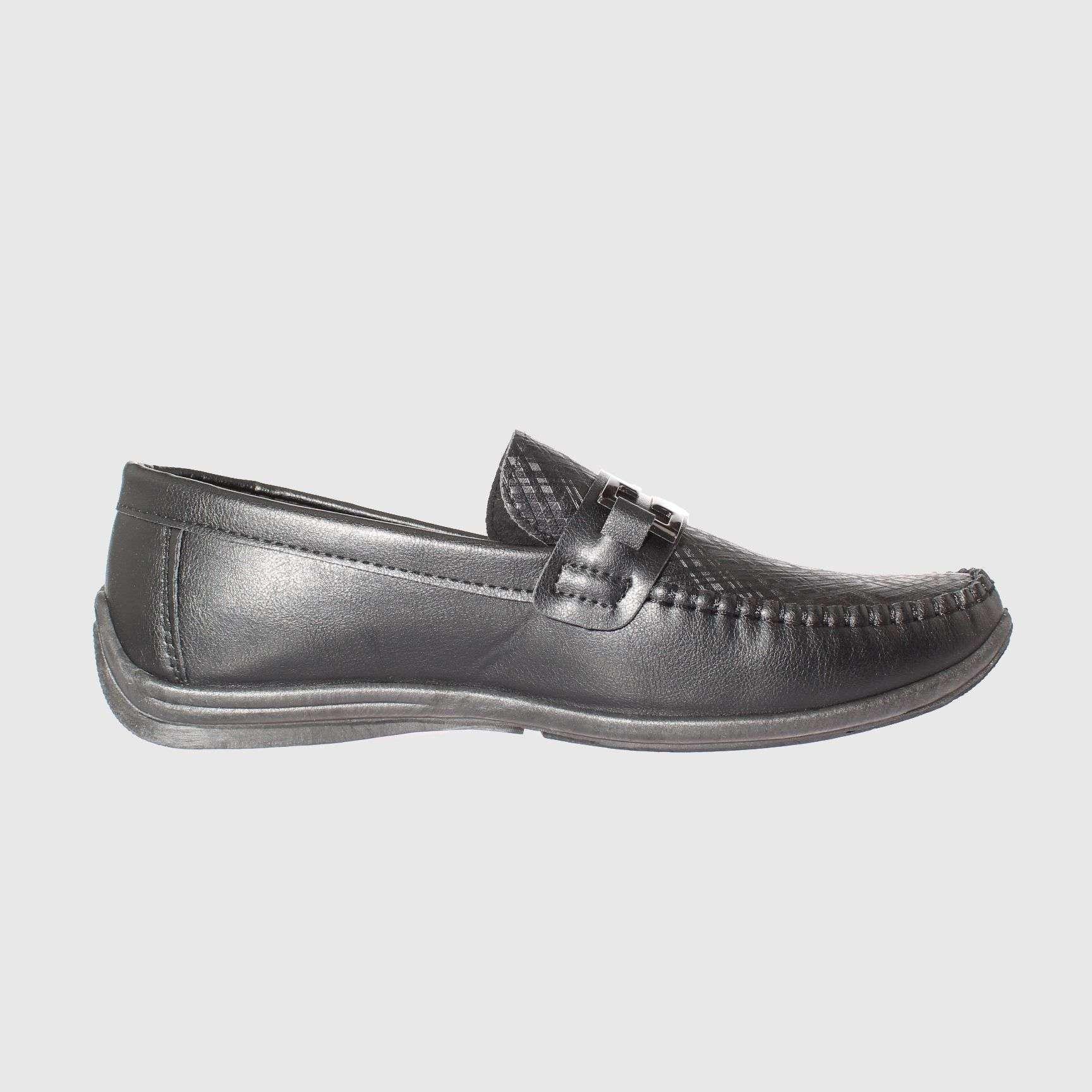 Mocasín Negro Vía Franca Hombre-3