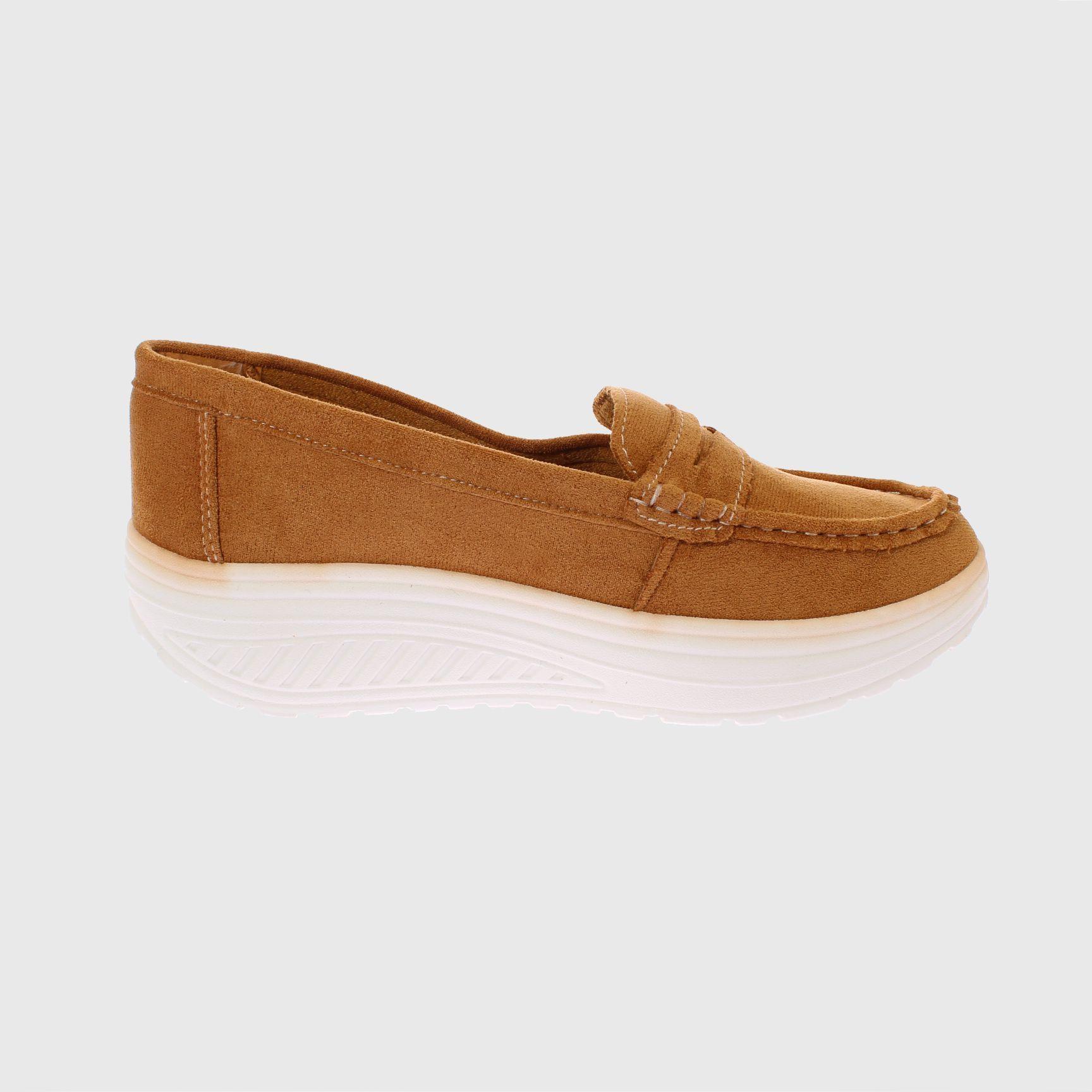 Mocasín Camel Vía Franca Mujer-3
