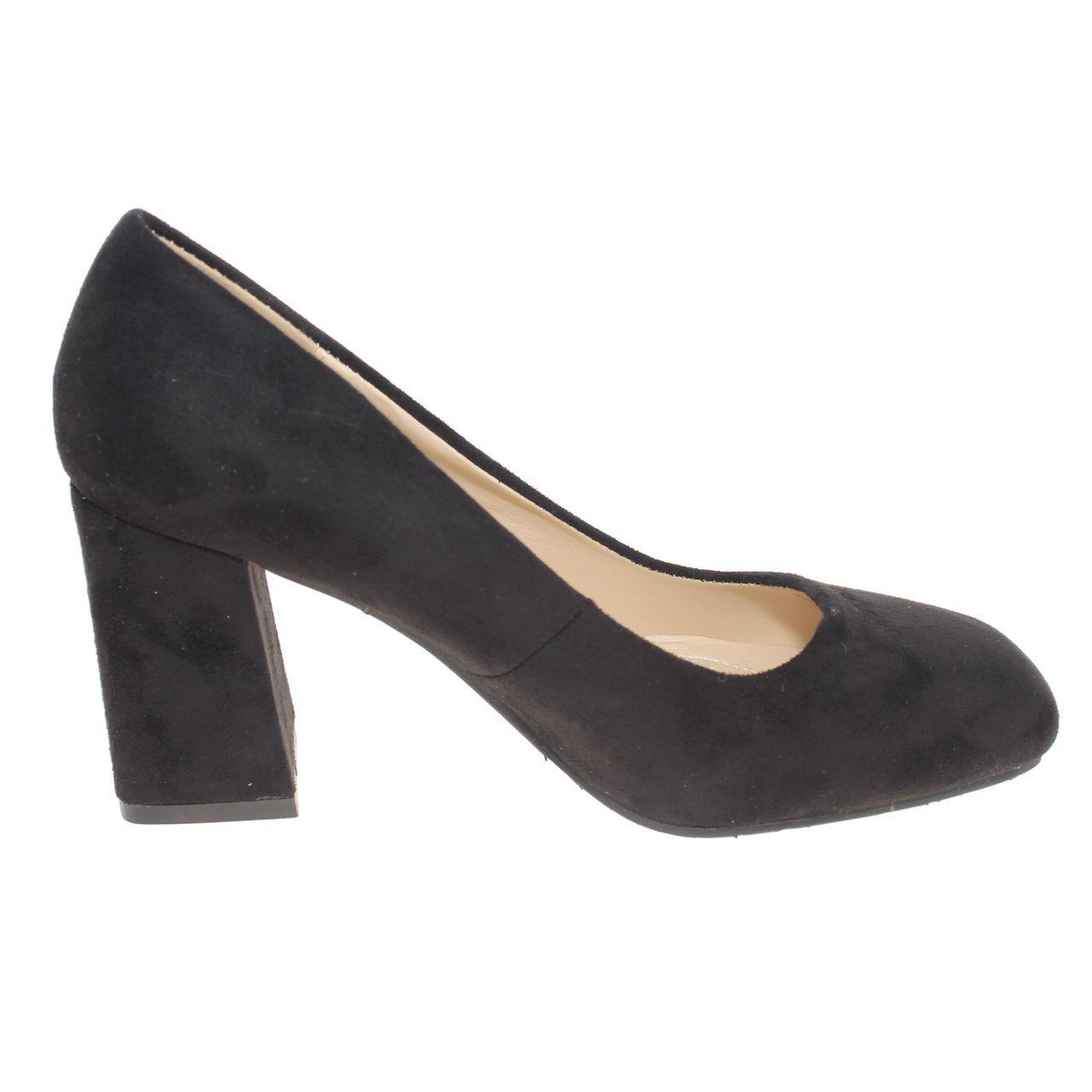 Zapato Negro Vía Franca Mujer-1