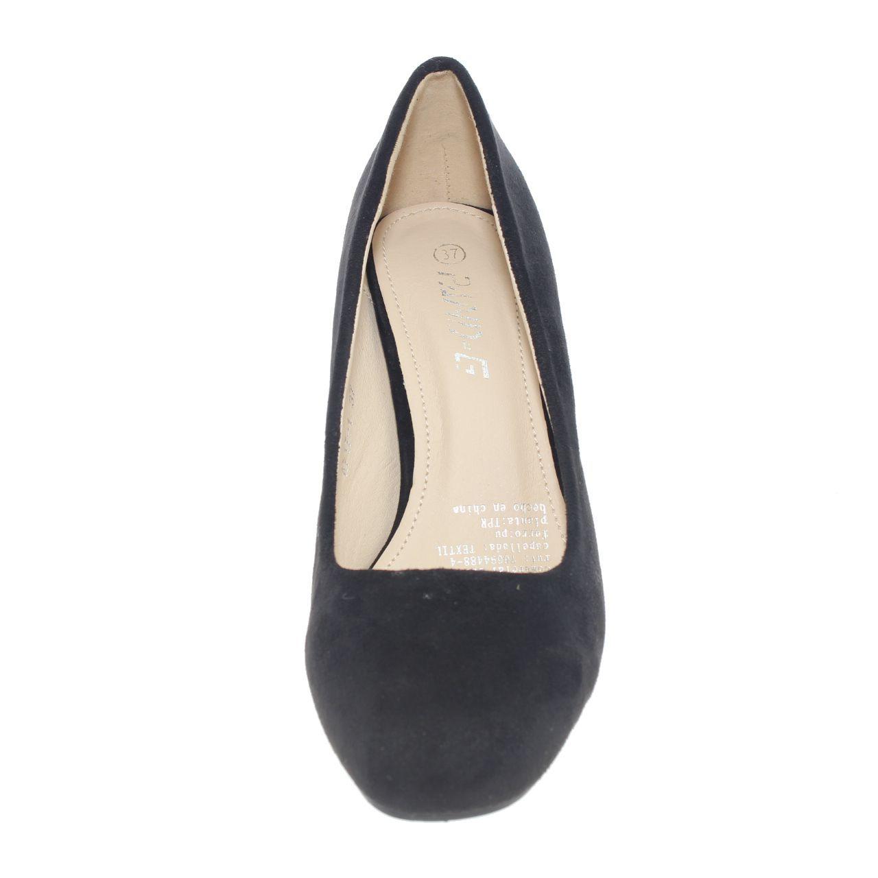 Zapato Negro Vía Franca Mujer-2