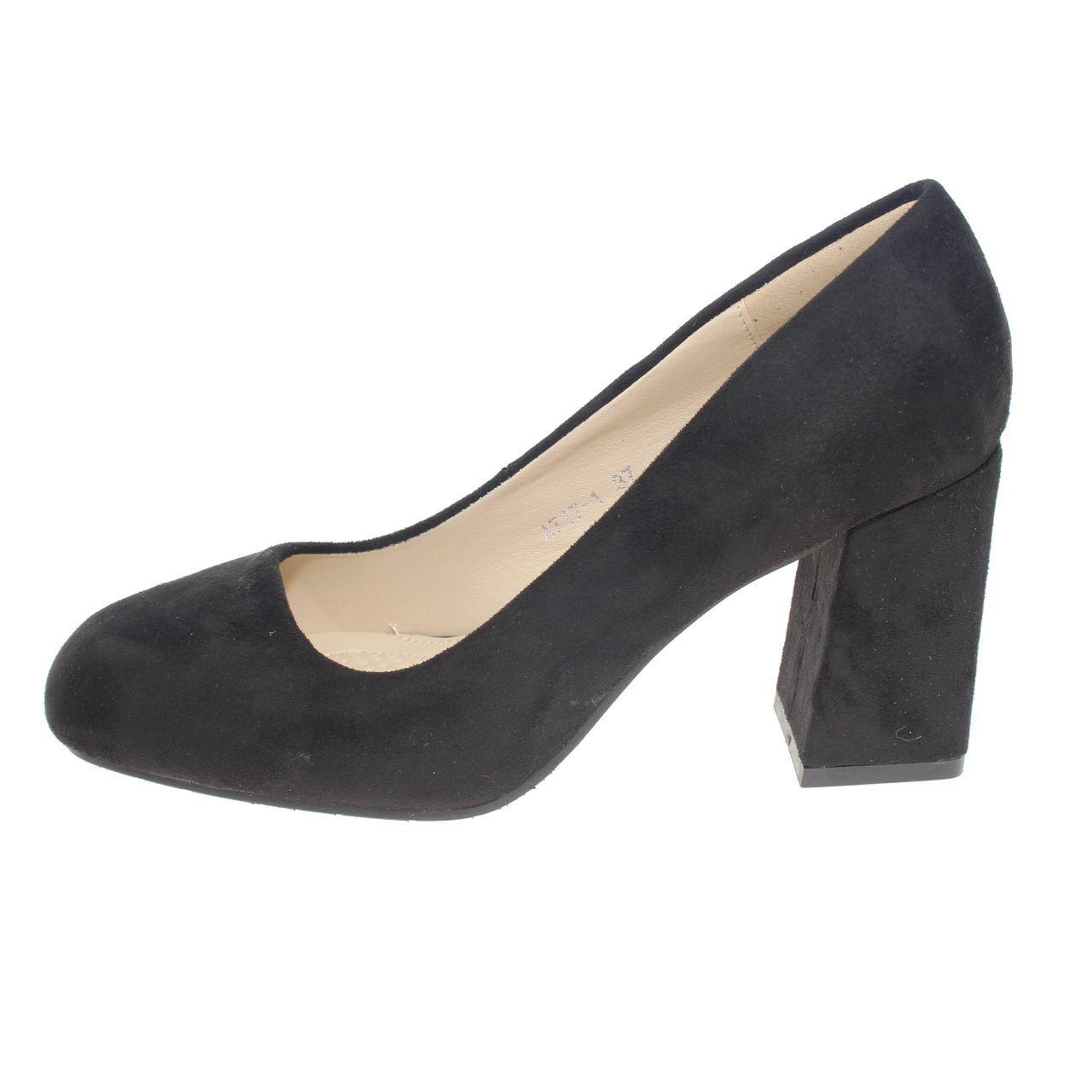 Zapato Negro Vía Franca Mujer-3