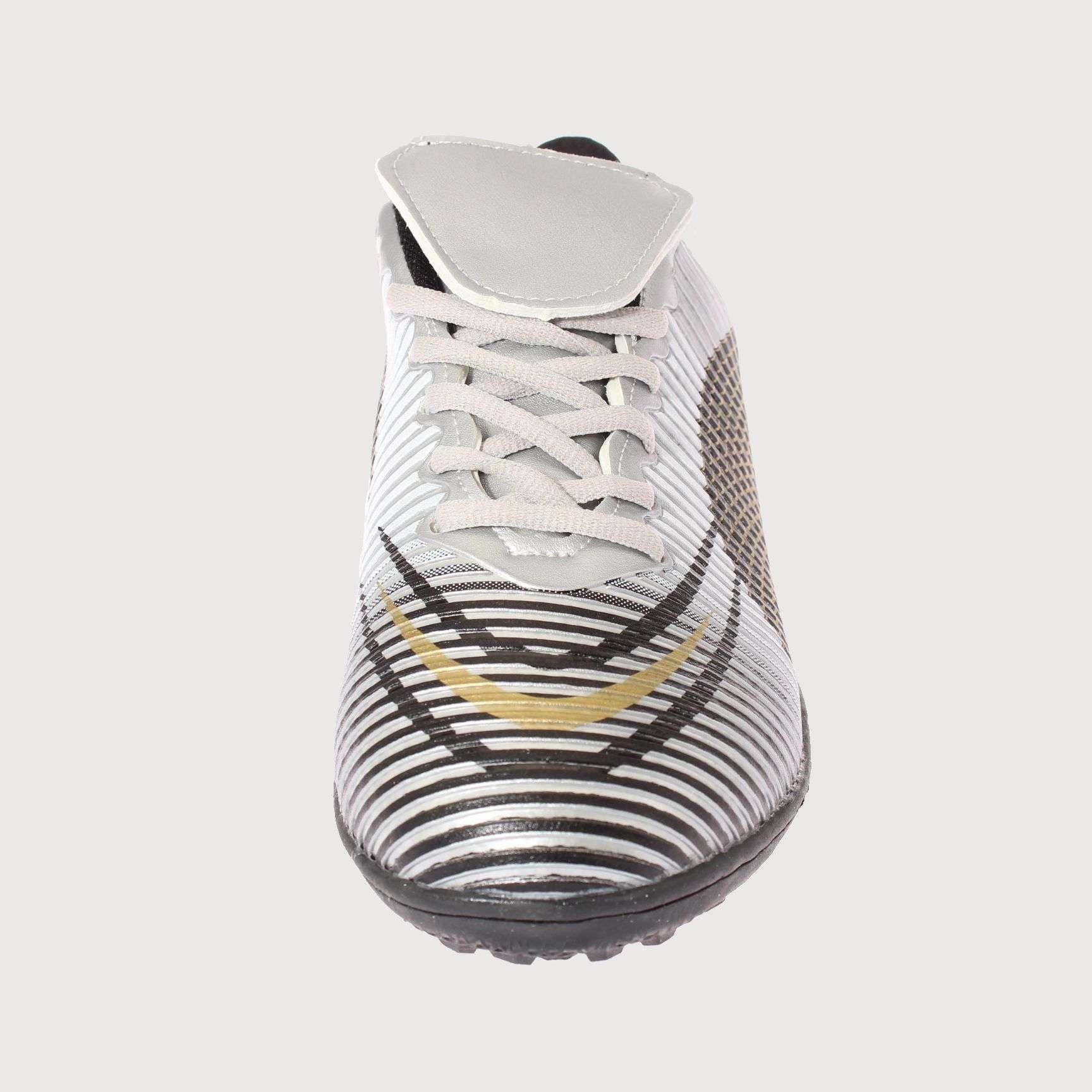Zapatilla Baby Futbol Plateado Vía Franca Niño Art: 3PG229416SILVER-2