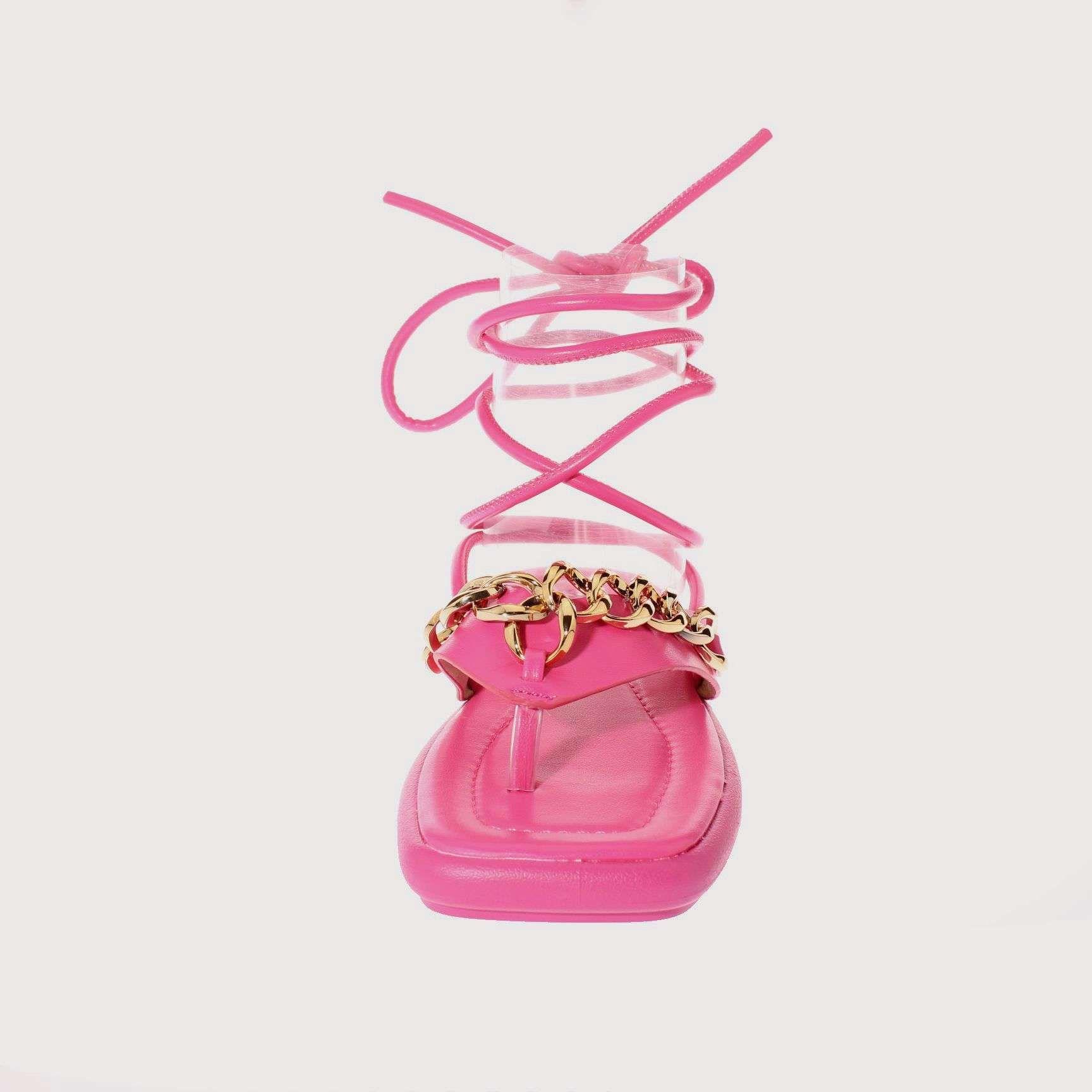 Sandalia Romana Rosa Vía Franca Mujer Art: 5G9838F3ROSADO-2