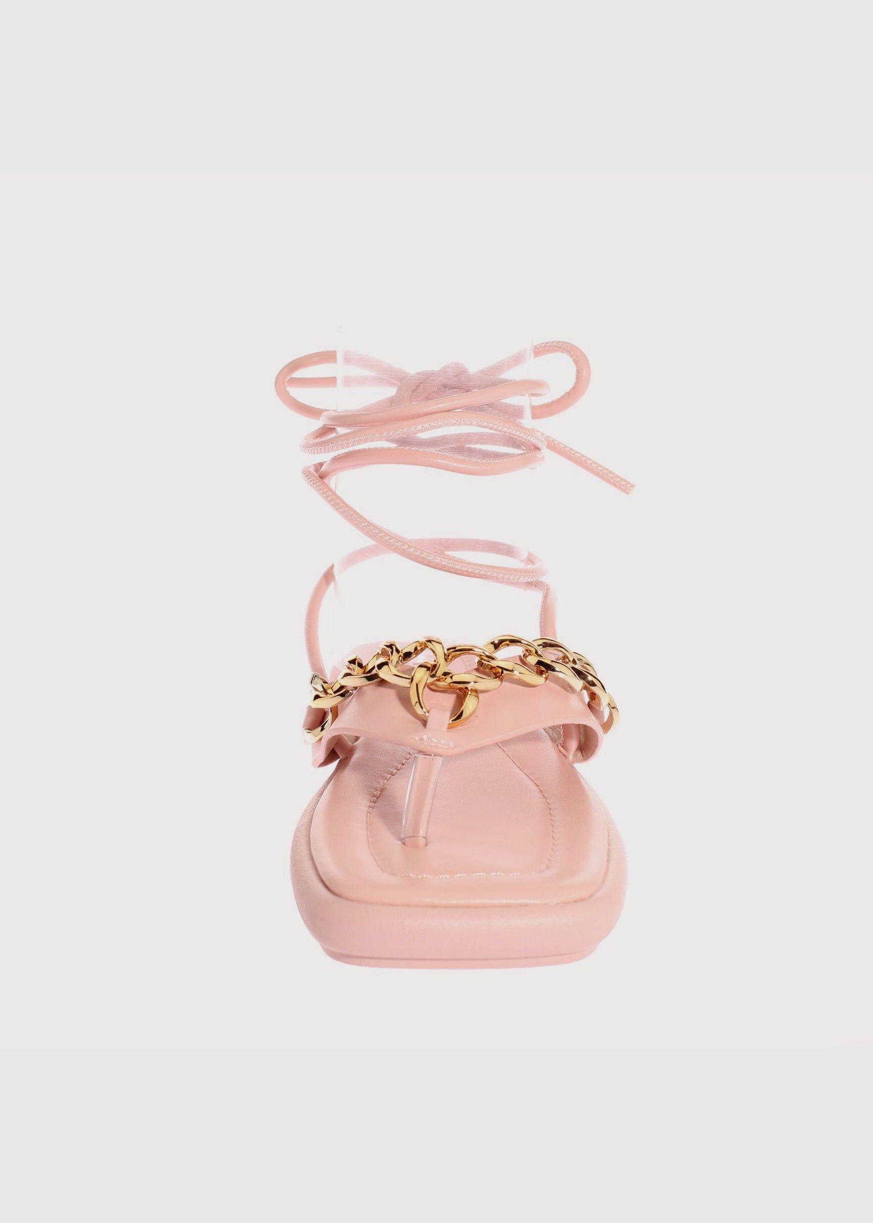 Sandalia Romana Rosa Vía Franca Mujer Art: 5G9838F3ROSADO-1
