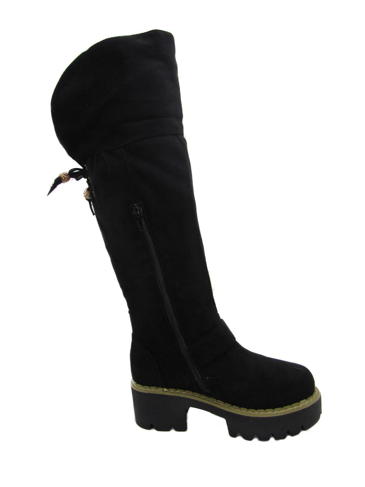 Bota Casual Para Niña Color Negro-2